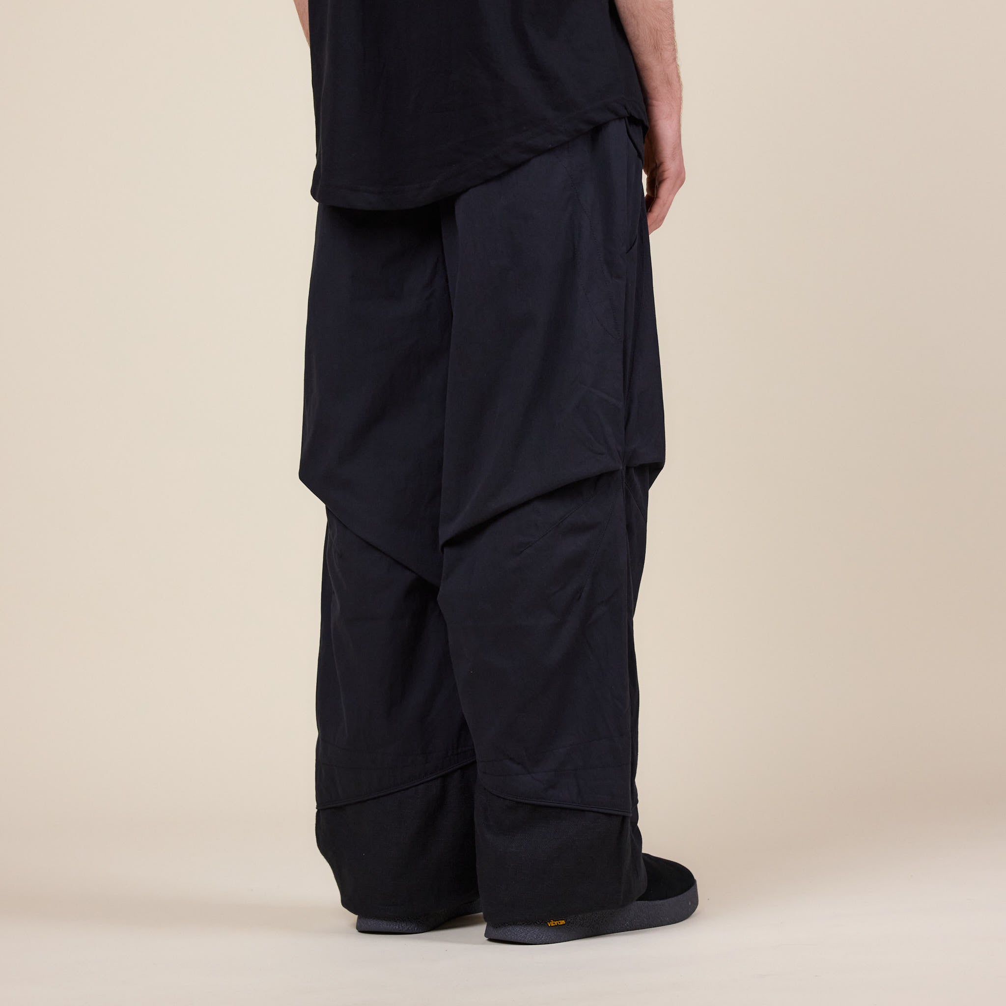 San San Gear - Linen Block Pants - Black