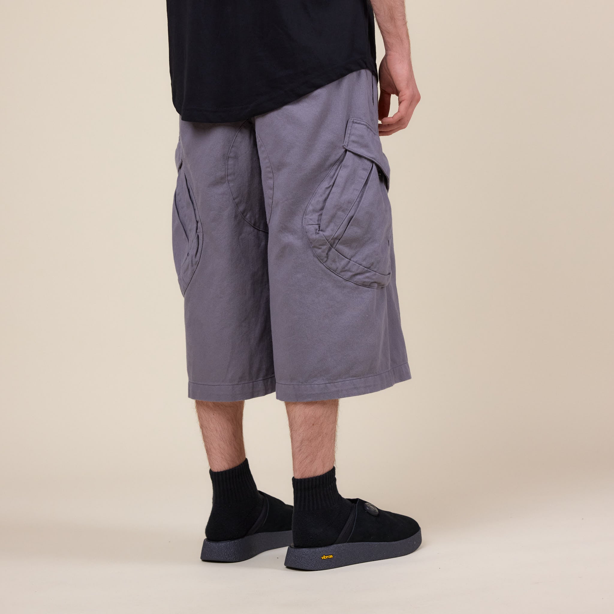 San San Gear - Capri Pant Cargo Shorts - Black