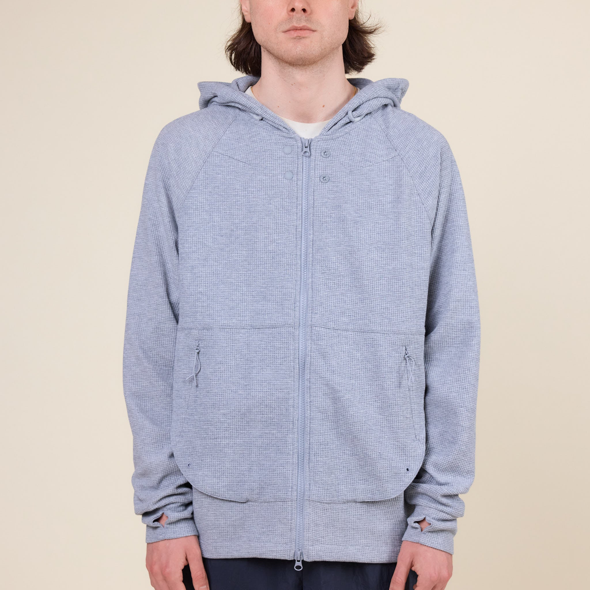 San San Gear - Circuit Zip Up Hoodie - Melange Grey