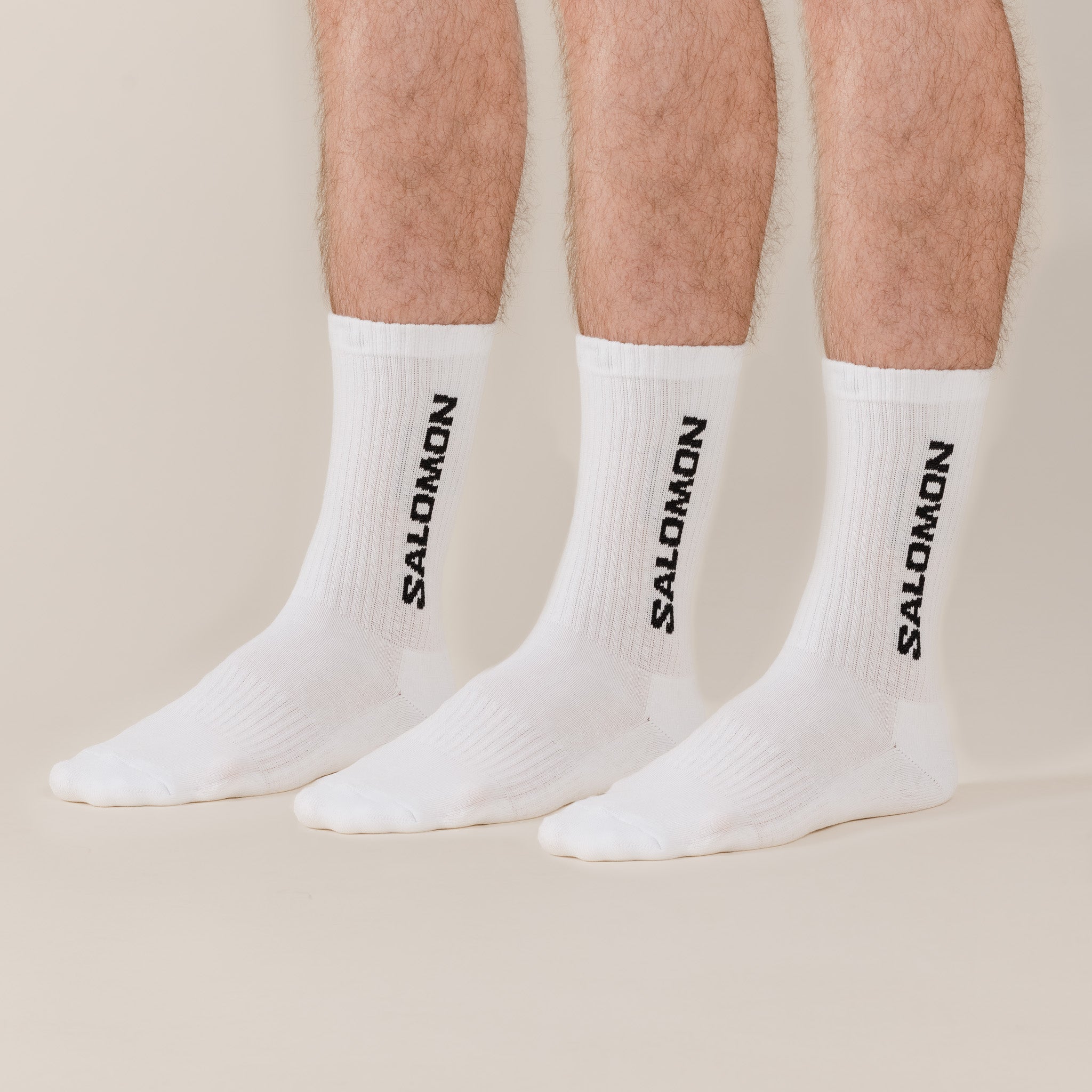 Salomon - Everyday Crew Sock 3 Pack - White