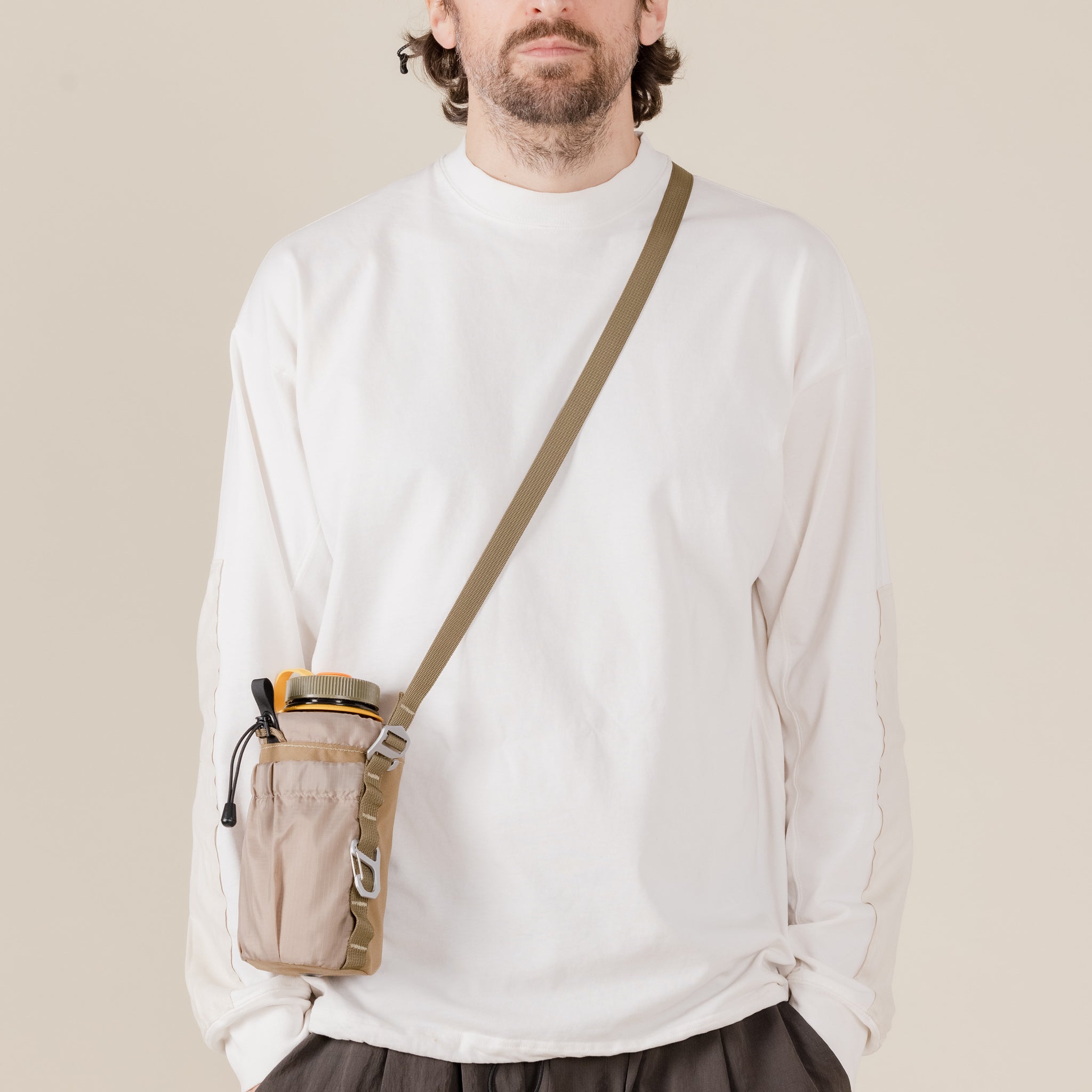 This Thing - 1ltr Nalgene Bottle Bag - Khaki Beige This Thing Of Ours