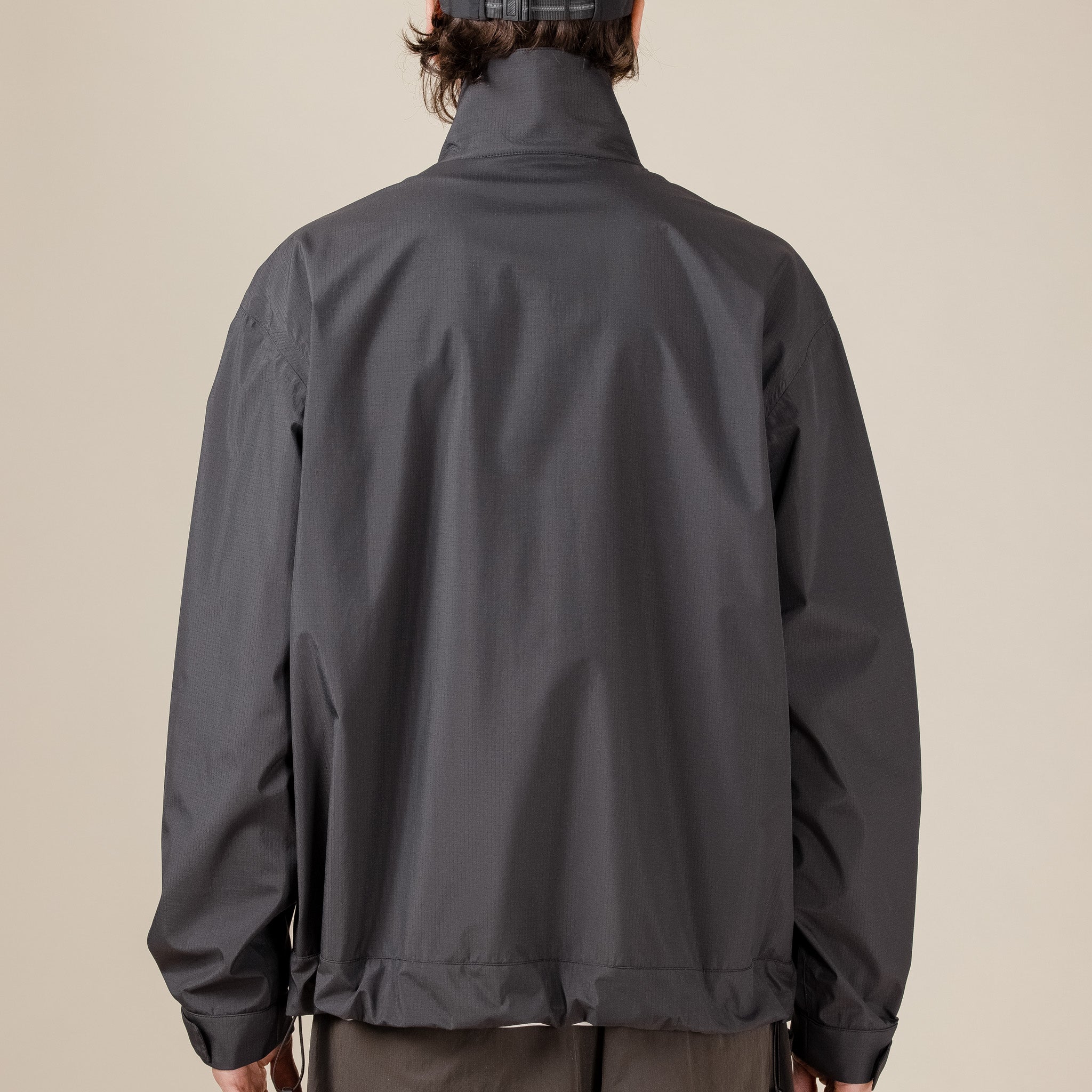 GR10K - GR3D9AFAG Stock Waterproof Jacket - Asphalt Grey UK stockists "gr10k stockists" "gr10k London stockists"