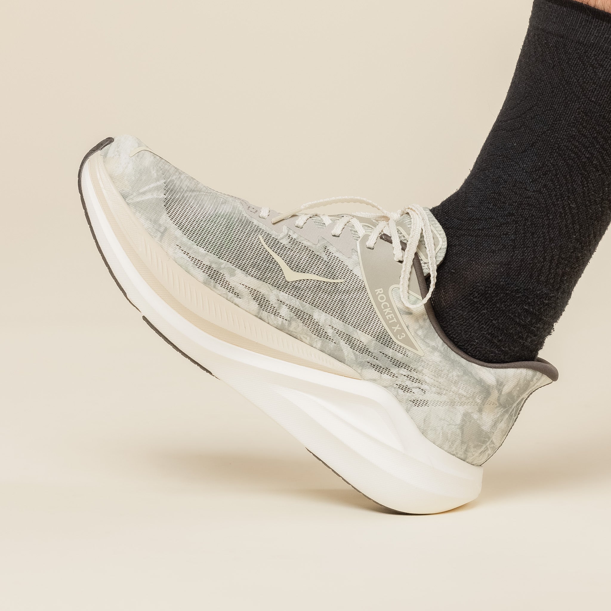 HOKA x John Elliot - Rocket X3 - Spray Green / Antique White