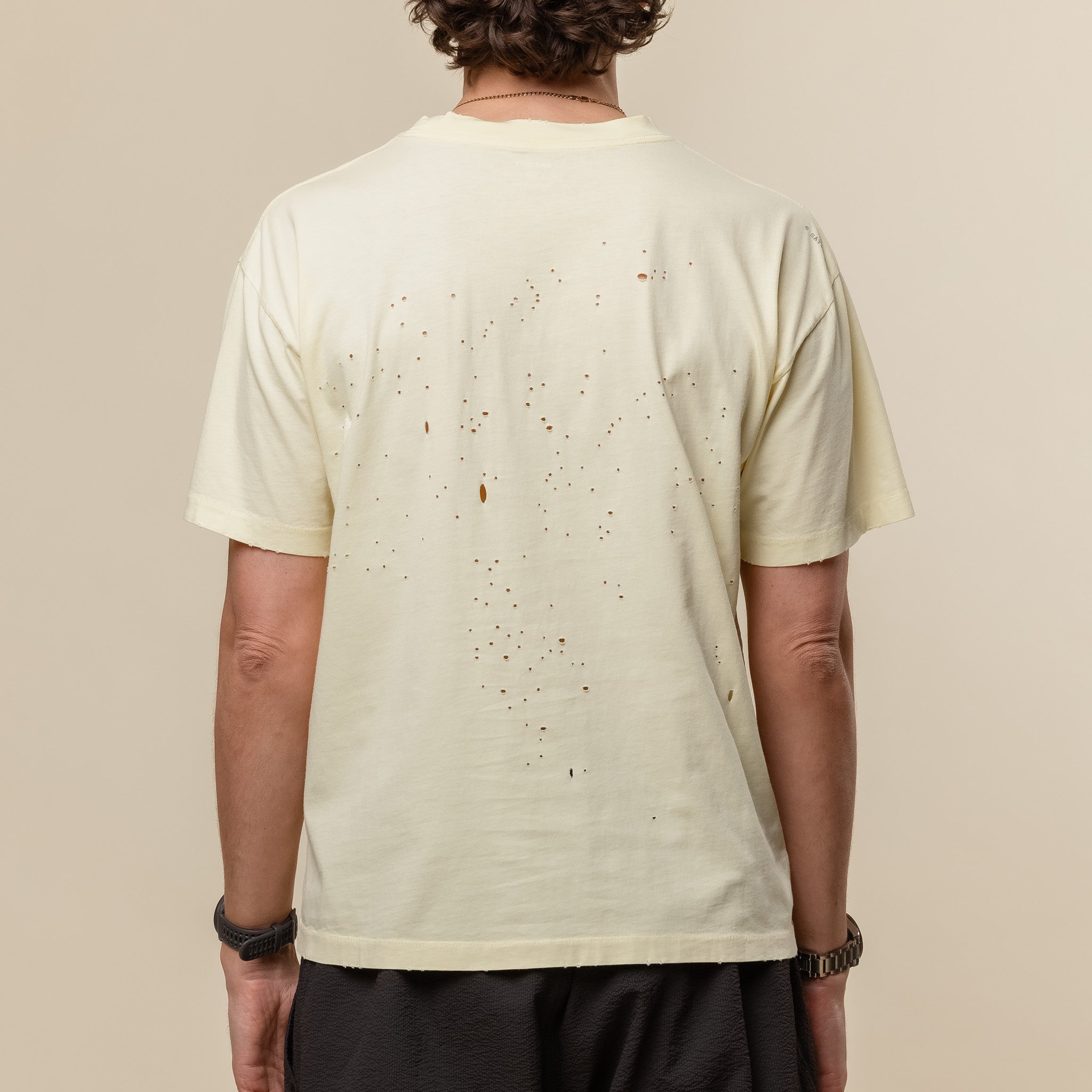 Satisfy Running - MothTech™ T‑Shirt - Aged Transparent Yellow