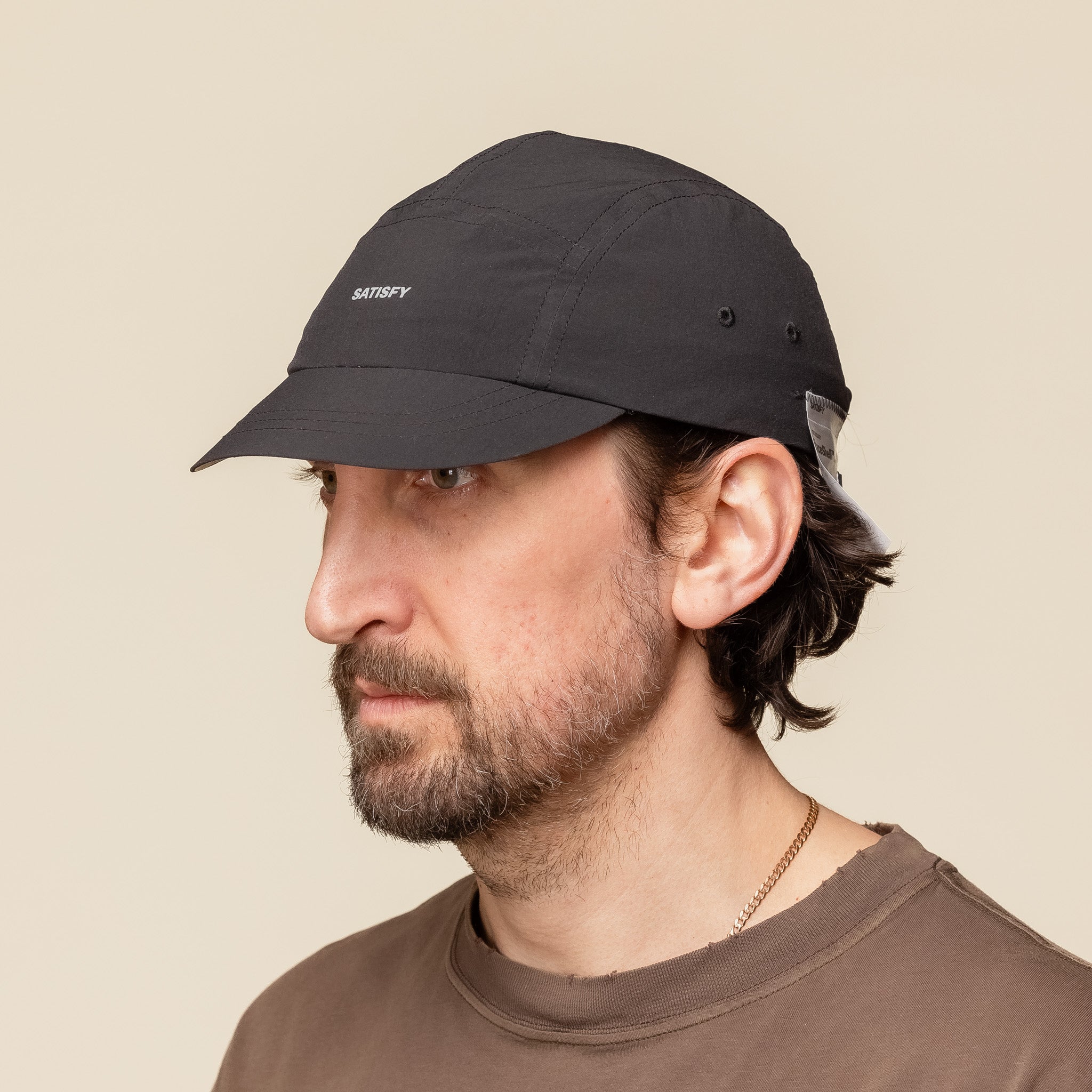 Satisfy Running - Peaceshell Cordura Trail Cap - Black 31014-BK-SA