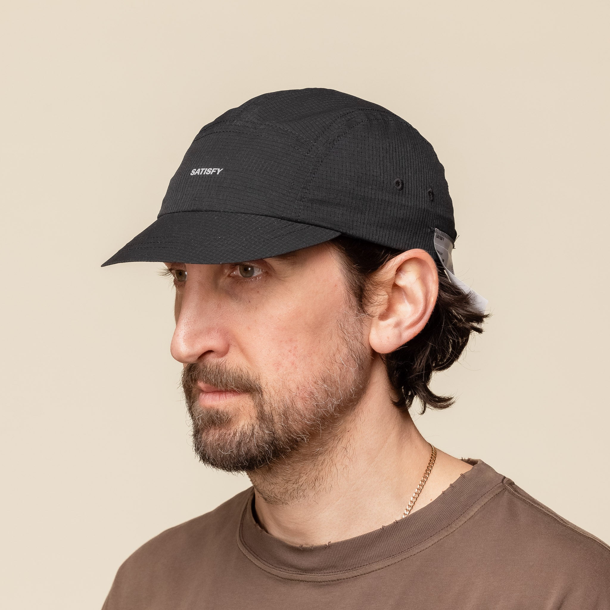 Satisfy Running - Rippy™ Air Trail Cap - Black 31013-BK-SA