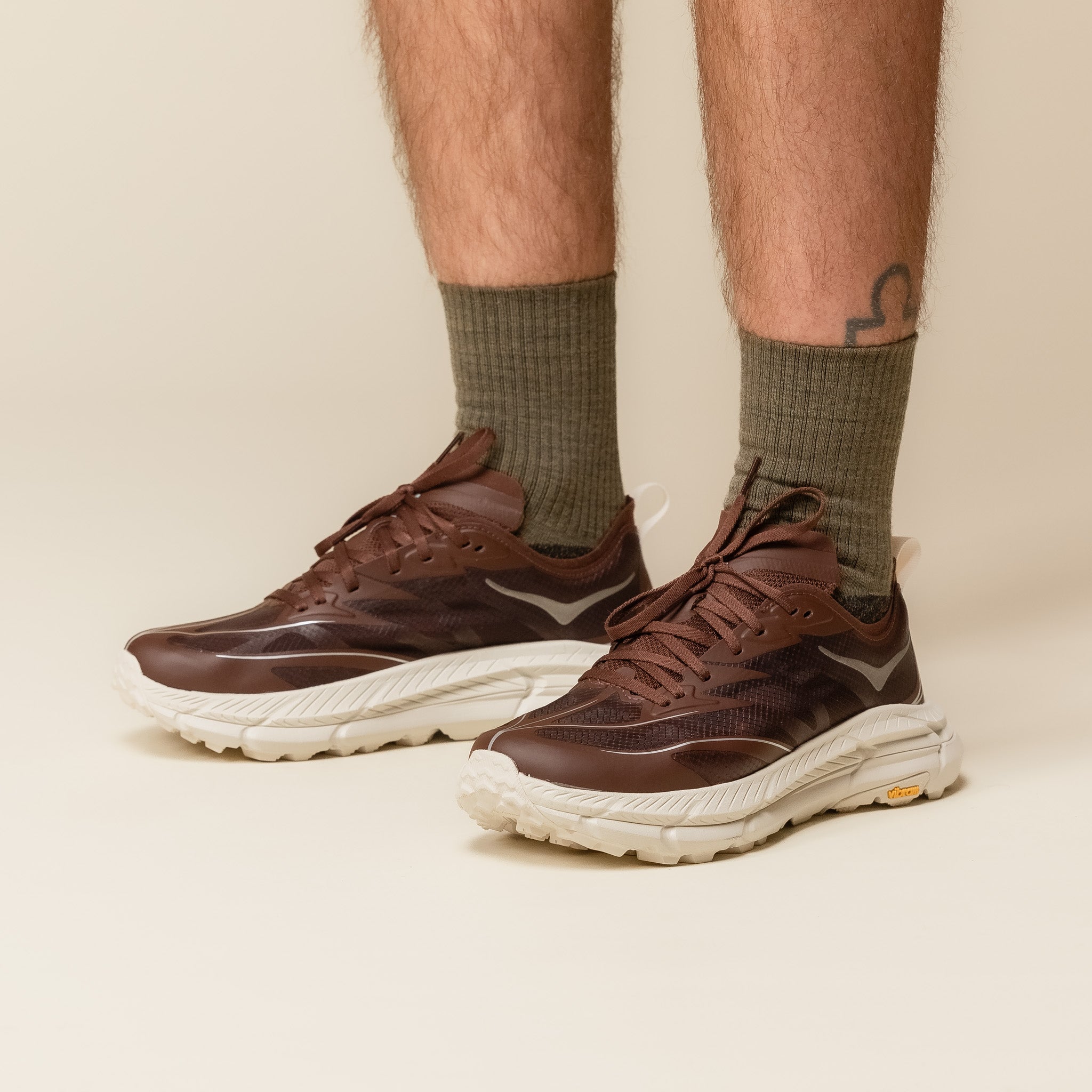 Hoka - Mafate Speed 4 Lite - Cold Brew / Oat Milk