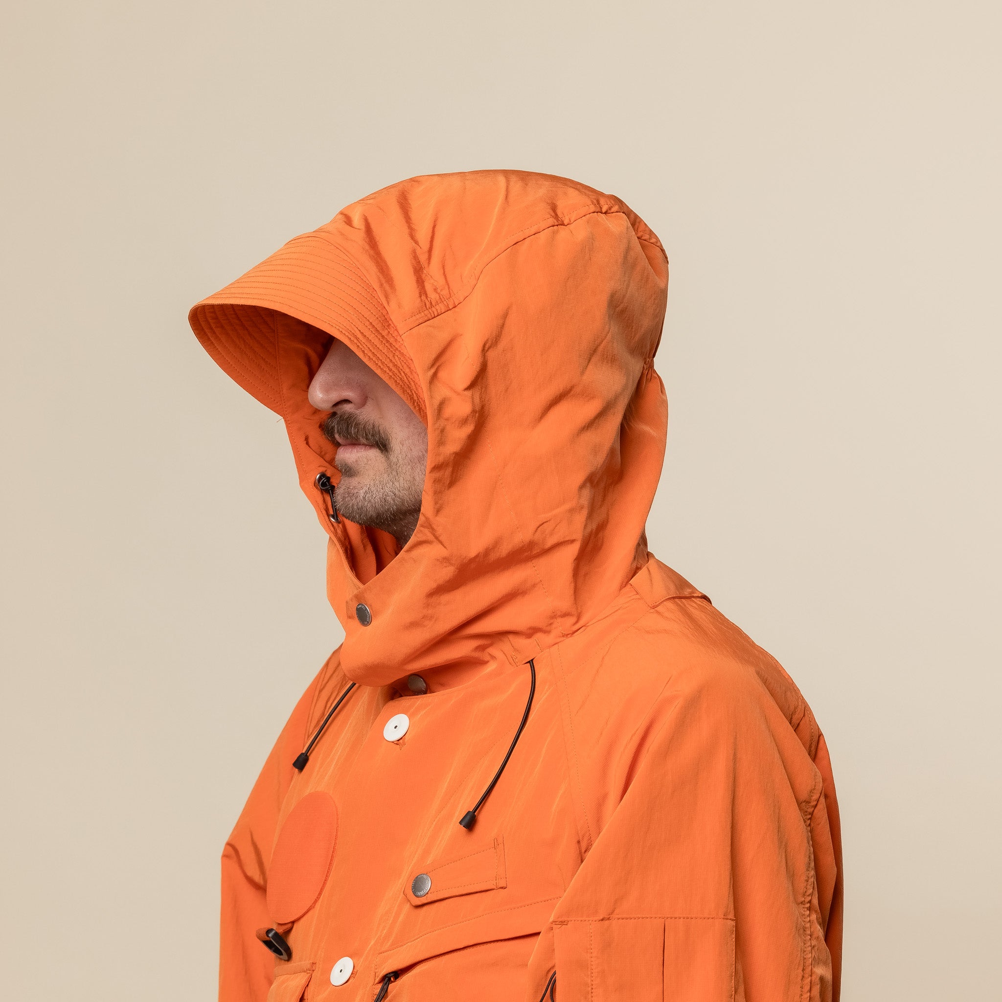 Norbit by Hiroshi Nozawa - Field Hooded Jacket - Orange