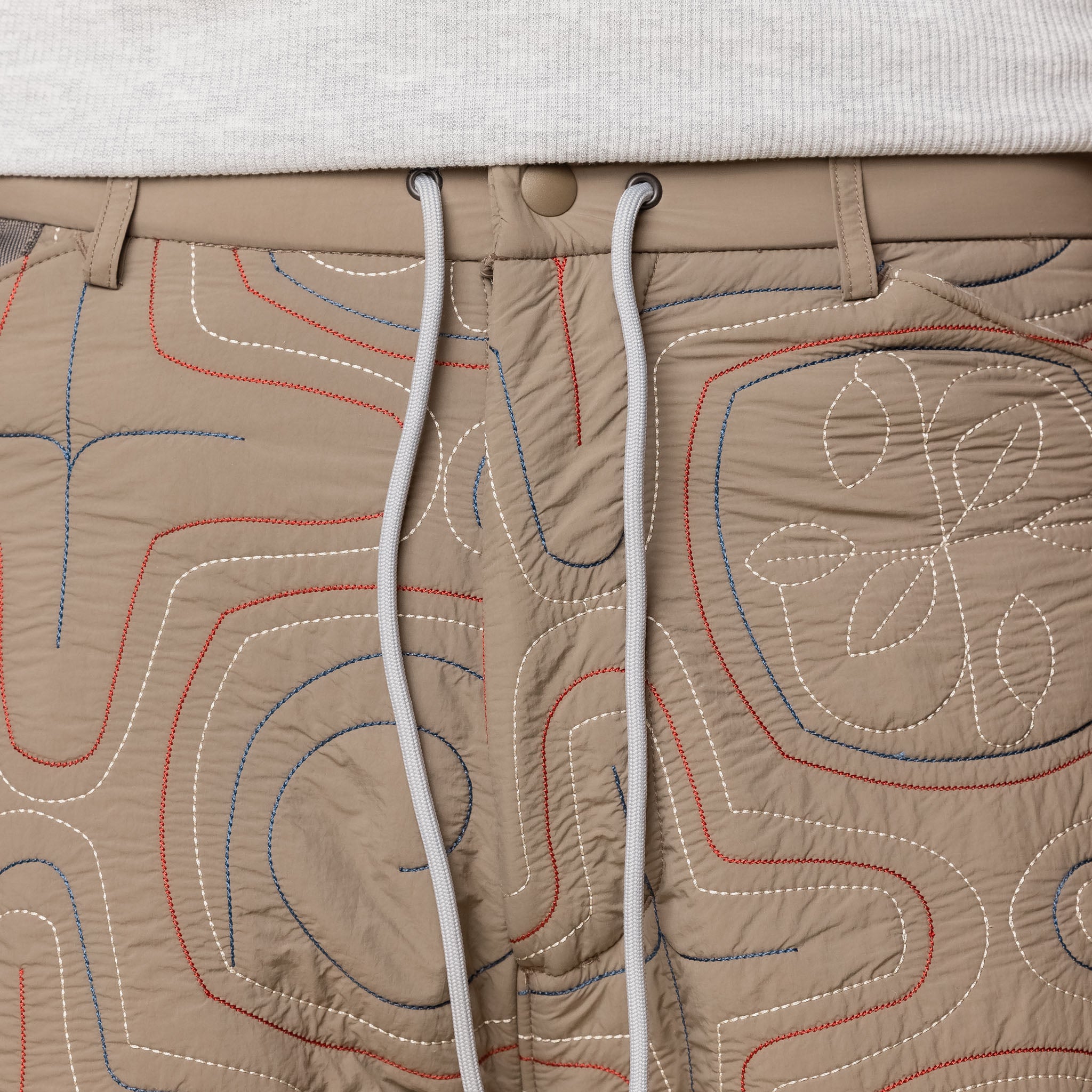 Norbit by Hiroshi Nozawa - Ainu Quilted Pants - Beige