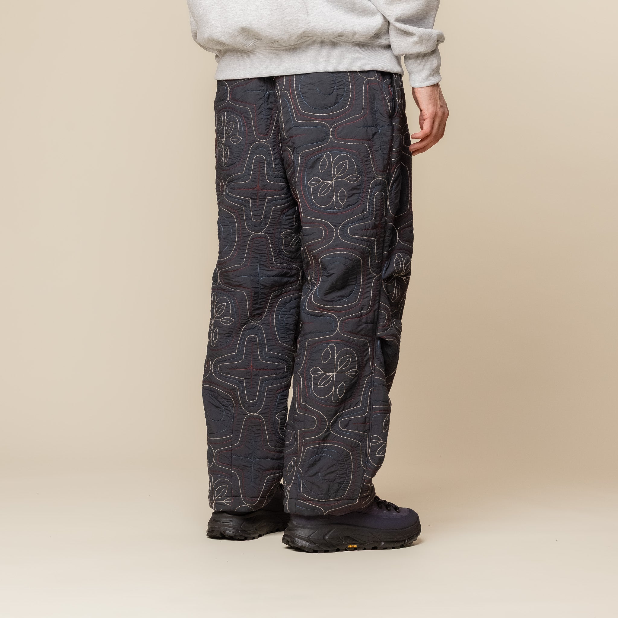 Norbit by Hiroshi Nozawa - Ainu Quilted Pants - Navy