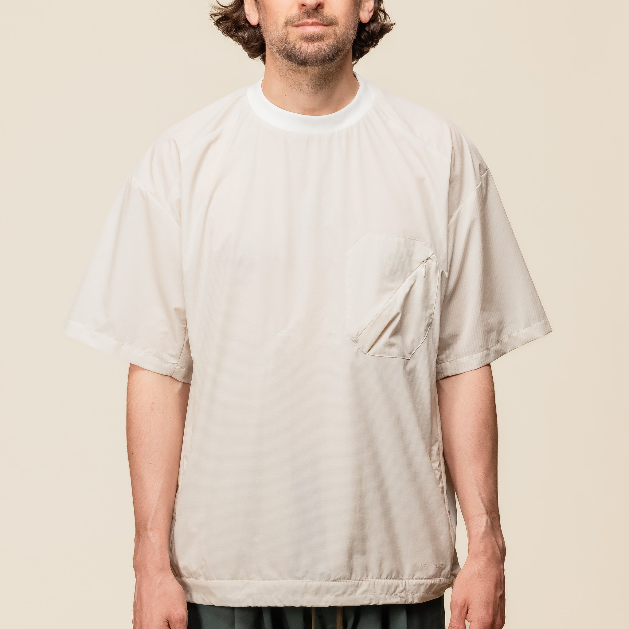 F/CE - Pertex Lightweight Tech T-Shirt - Ecru