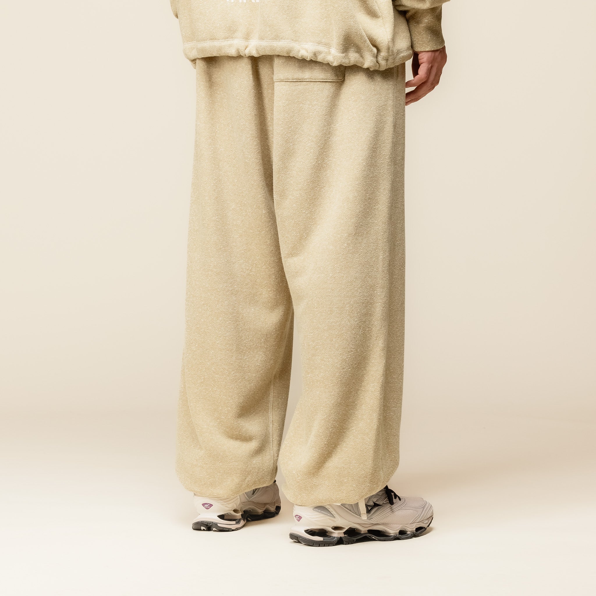 Merely Made - French Melange Jogger Pants - Mustard