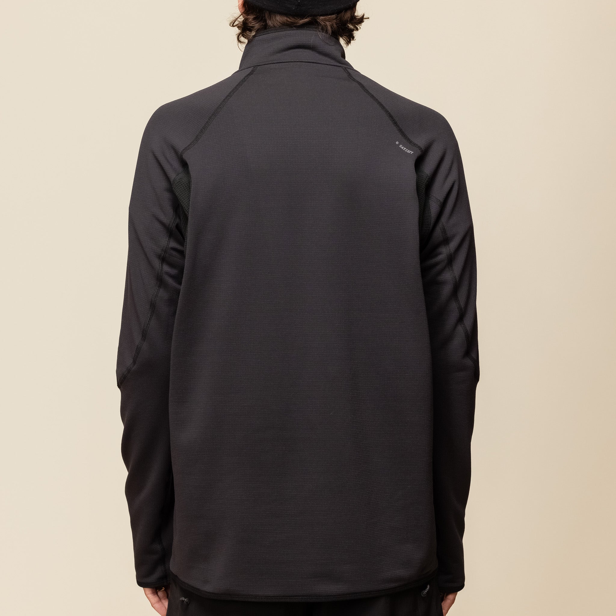 Satisfy Running - Ghostfleece™ 1/2 Zip Sweater - Black