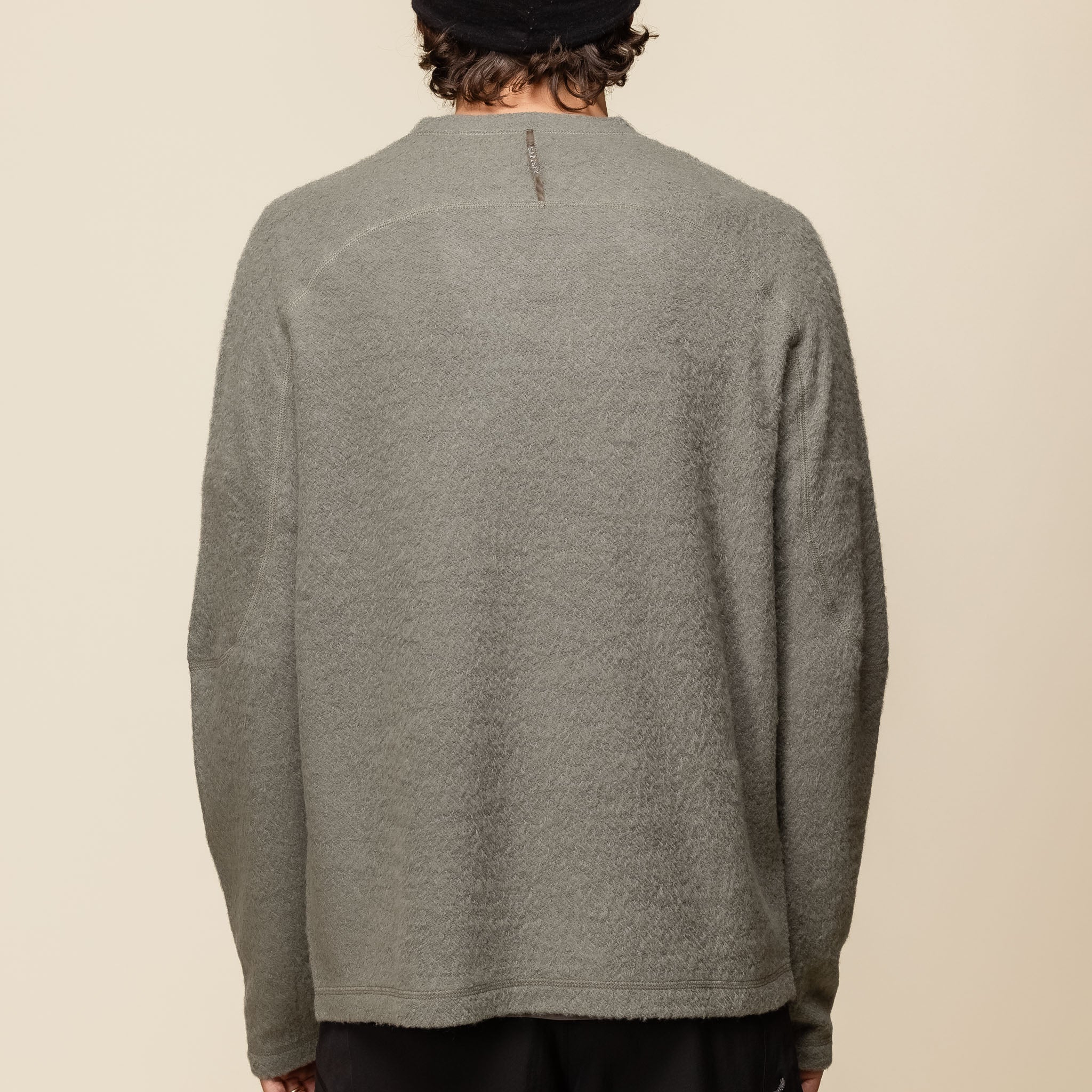 Satisfy Running - FuzzMerino™ L/S T-Shirt - Vetiver