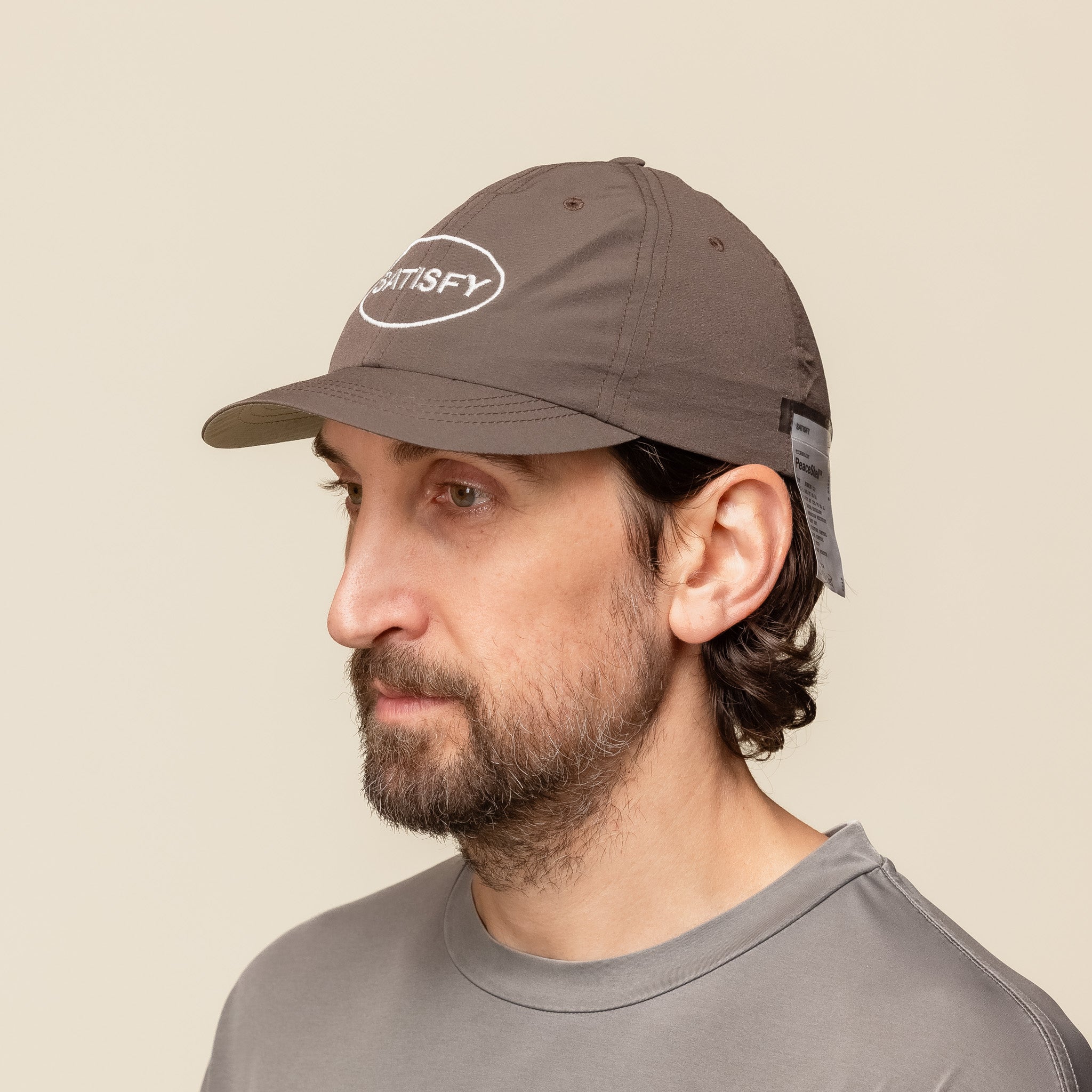 Satisfy Running - Peaceshell Running Cap - Brown