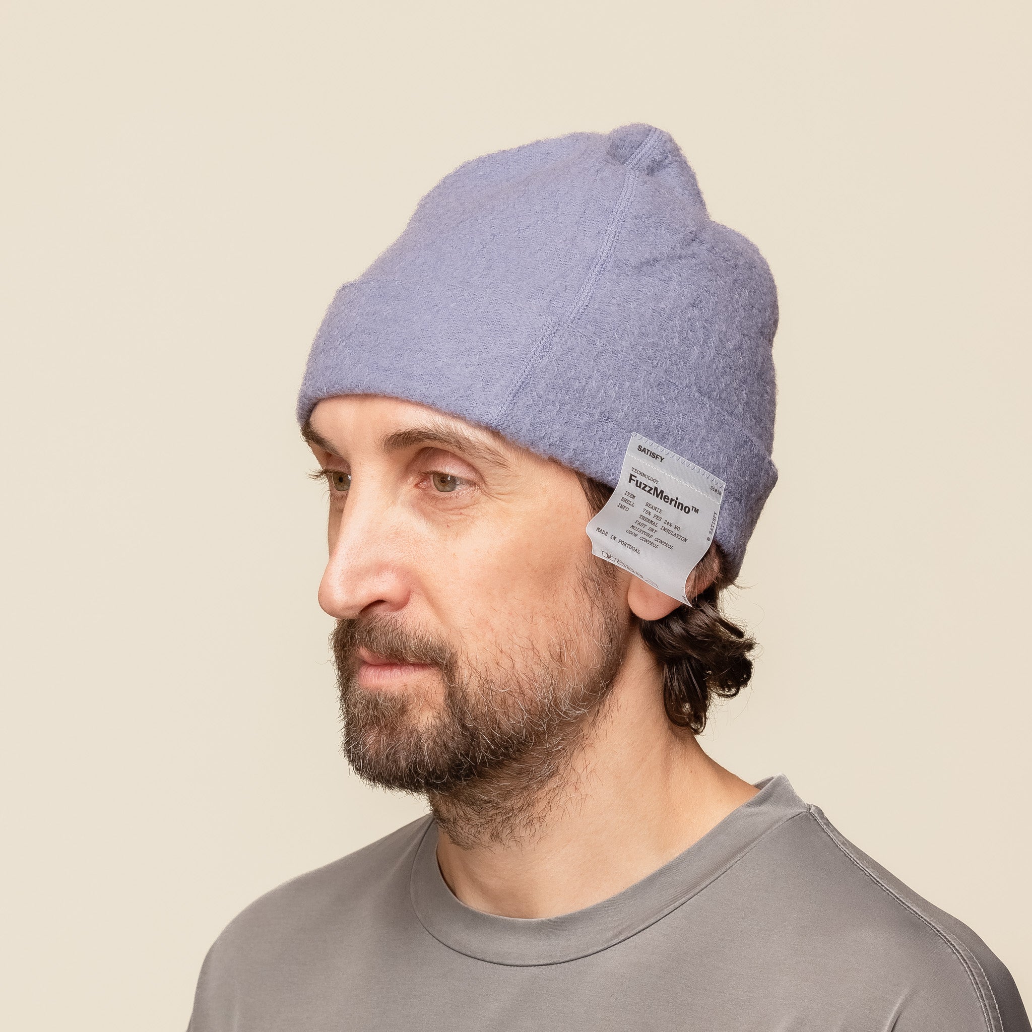 Satisfy Running - FuzzMerino™ Beanie - Vetiver