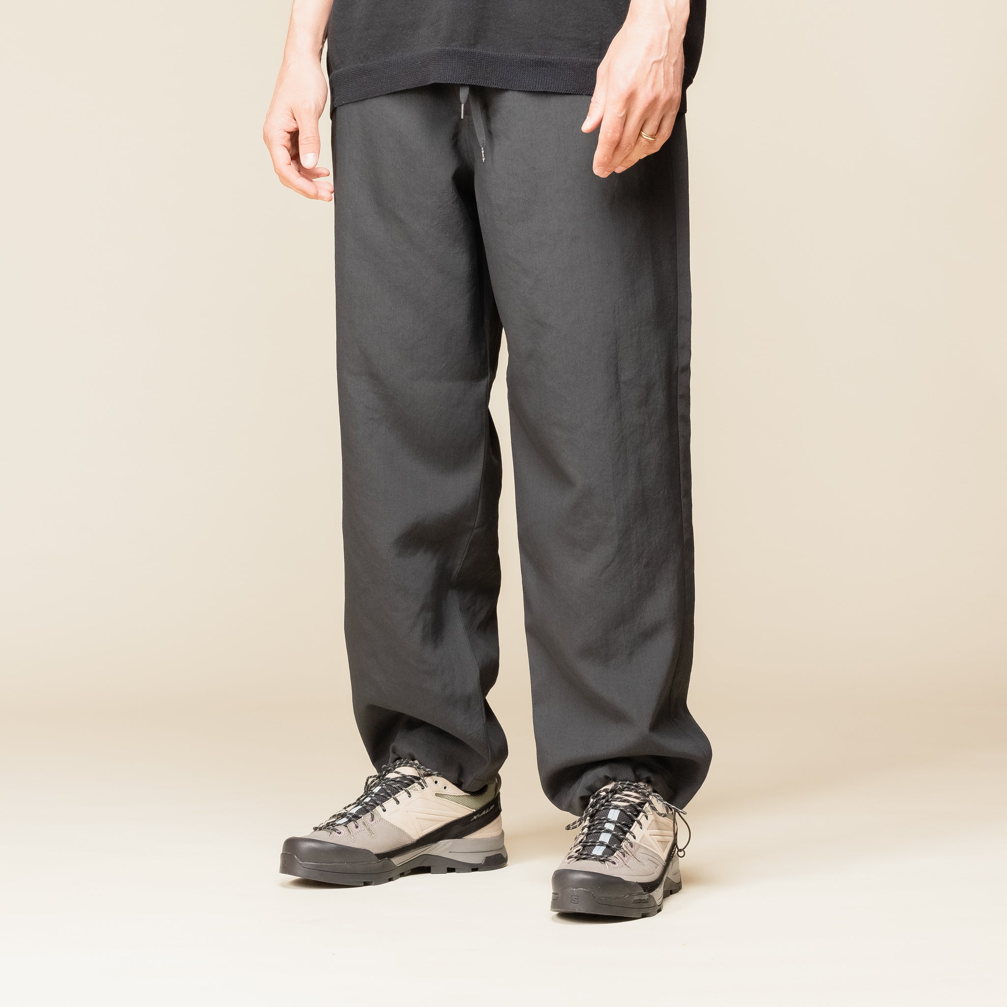 PT05241OS Still by Hand - Free Adjusting Easy Pants - Ink Black "still by hand stockists"