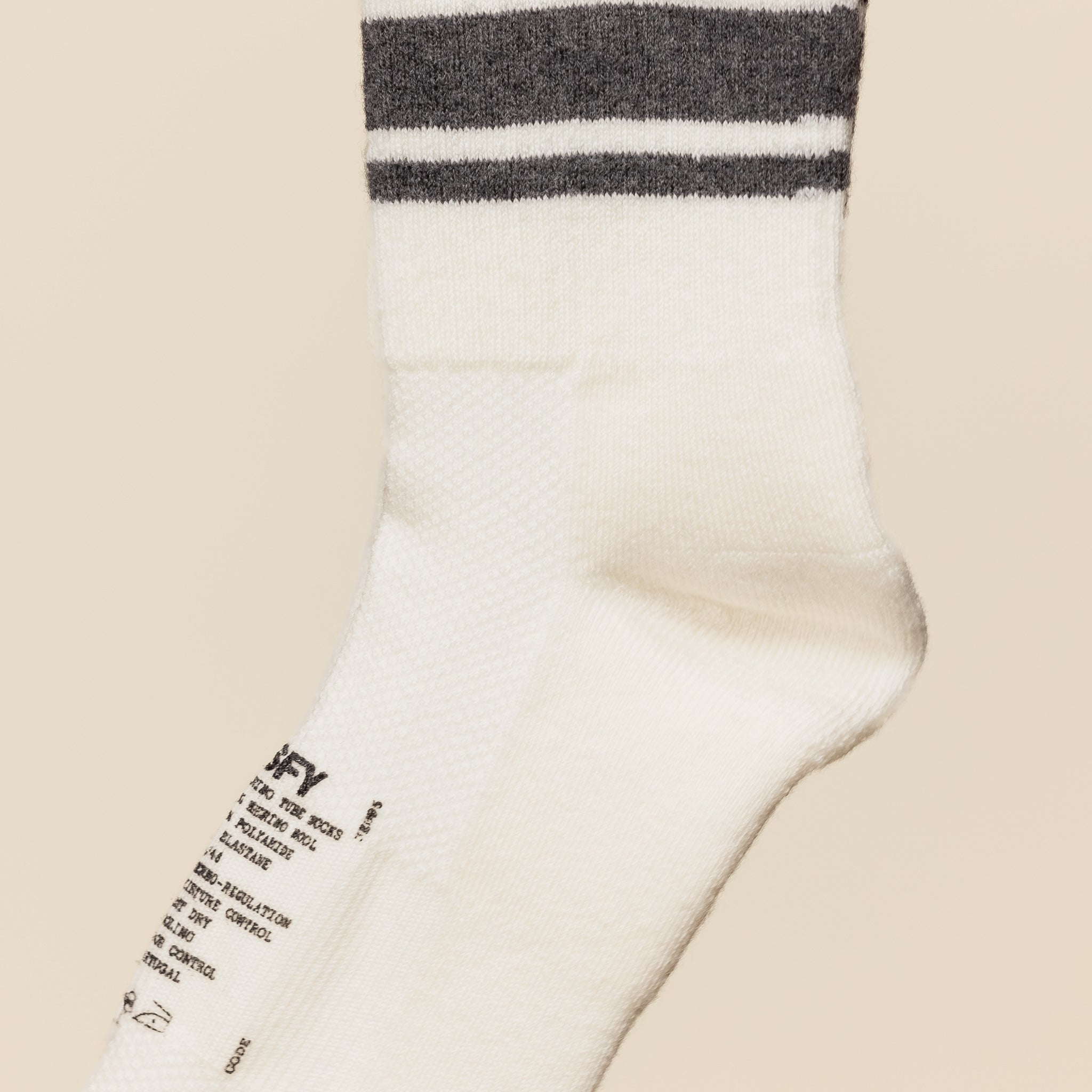 Satisfy Running - Merino Tube Socks - White