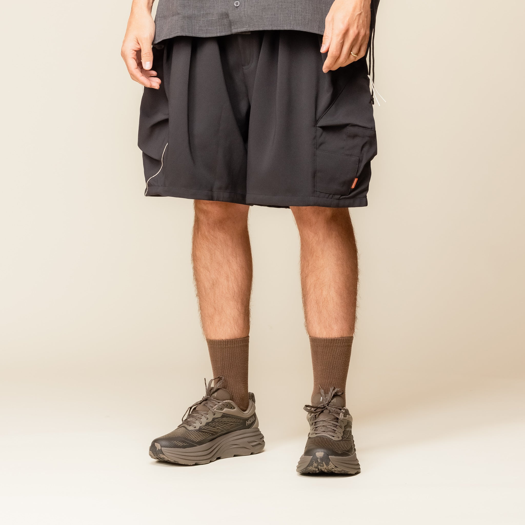 GOOPiMADE - P01-M “Asymptotic” Utility Shorts - Shadow (Black)