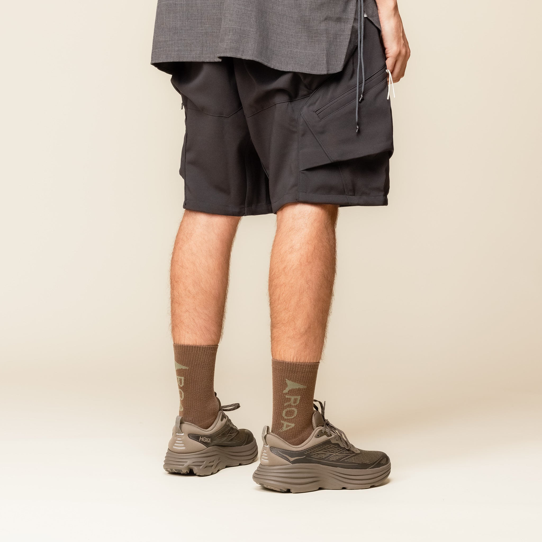 GOOPiMADE - P01-M “Asymptotic” Utility Shorts - Shadow (Black)