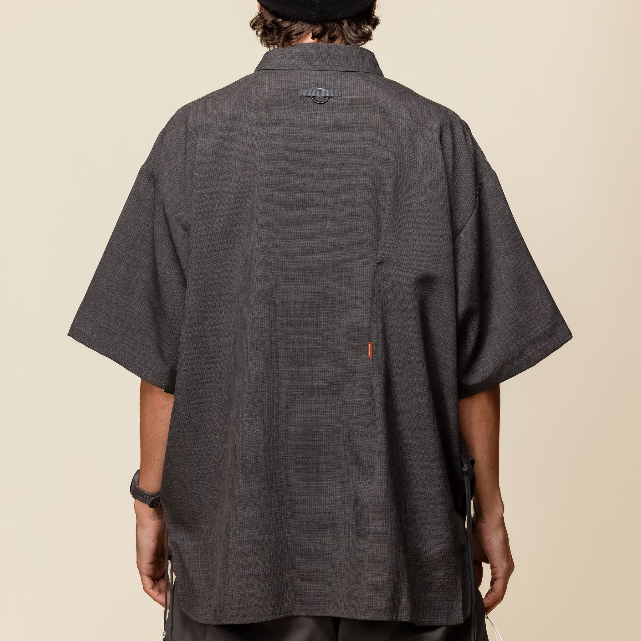 GOOPiMADE - “GNV-S1” SOFTBOX Oversized Strap Shirt - Grey