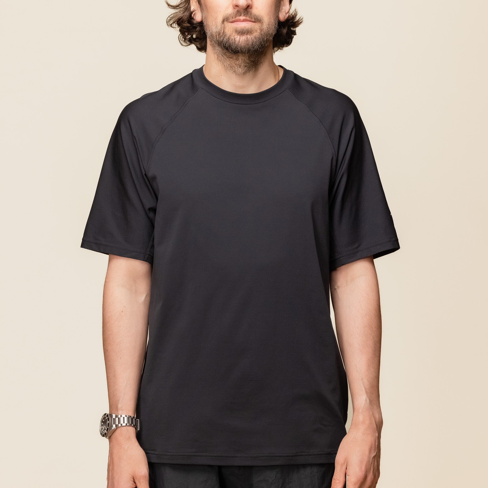 GA64127 Goldwin - Dry T-Shirt - Black "Goldwin Official Website"