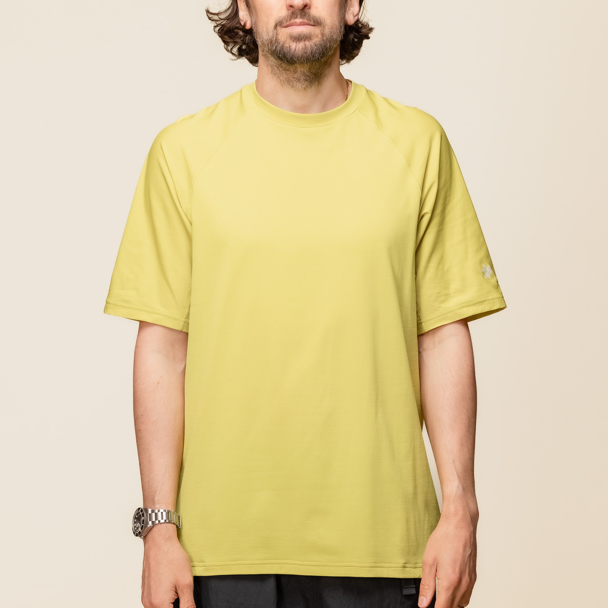 GA64127 Goldwin - Dry T-Shirt - Heliodor Yellow "Goldwin Official Website"