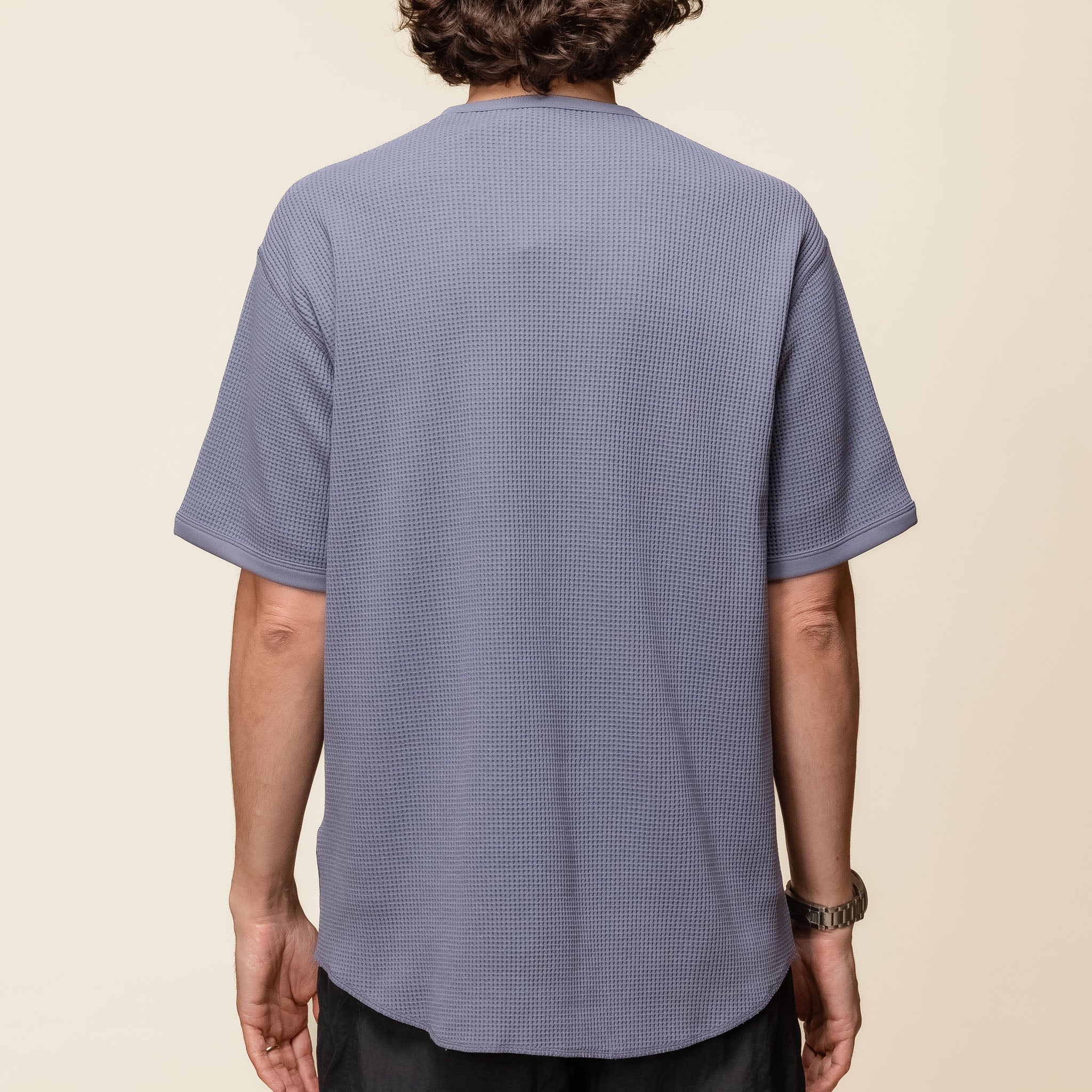 GM64104 Goldwin - Waffle Light Gusset T-Shirt - Smoked Purple "Goldwin official website"