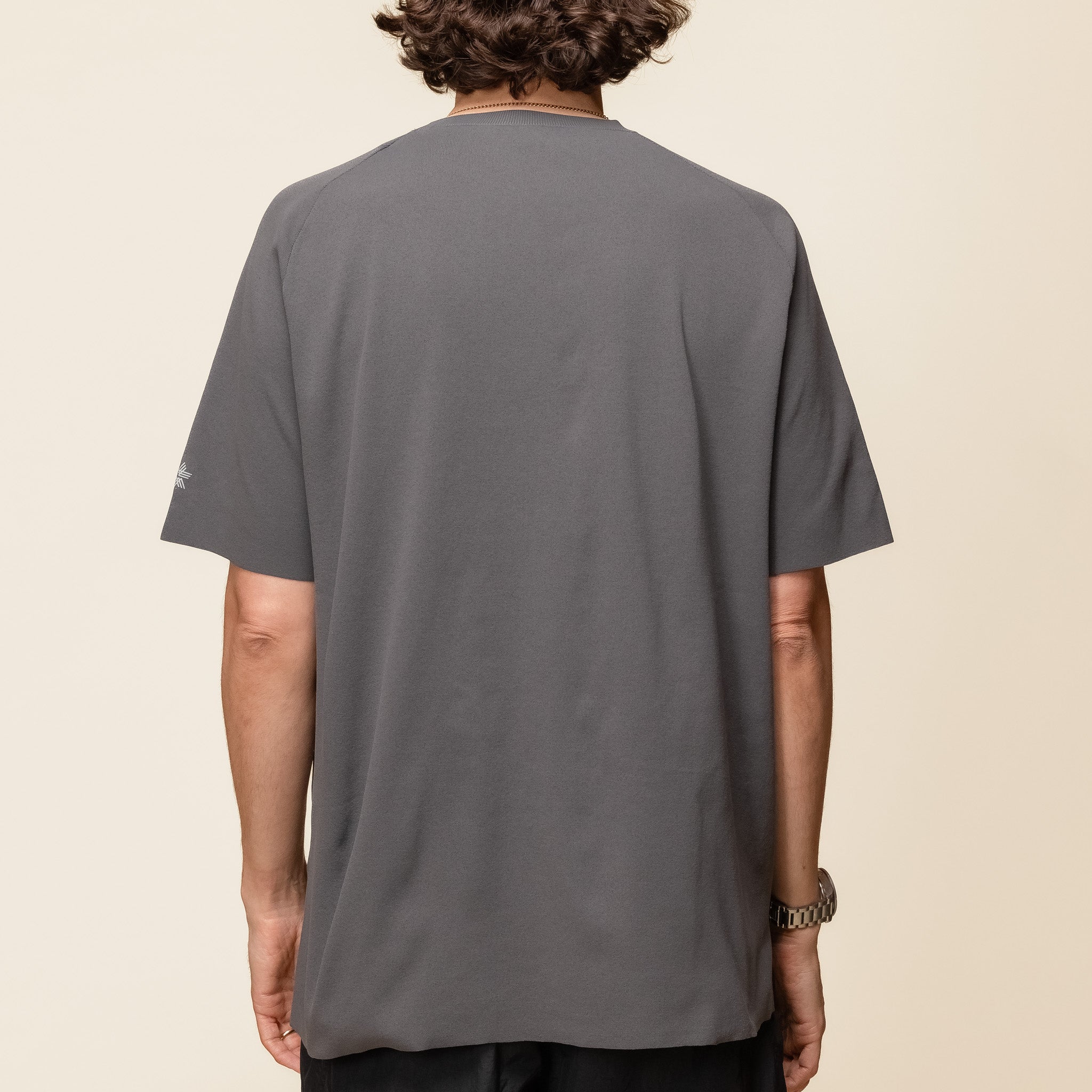 Goldwin - Smooth Dry Knit T-Shirt - Deep Charcoal GA64120 "Goldwin official website"