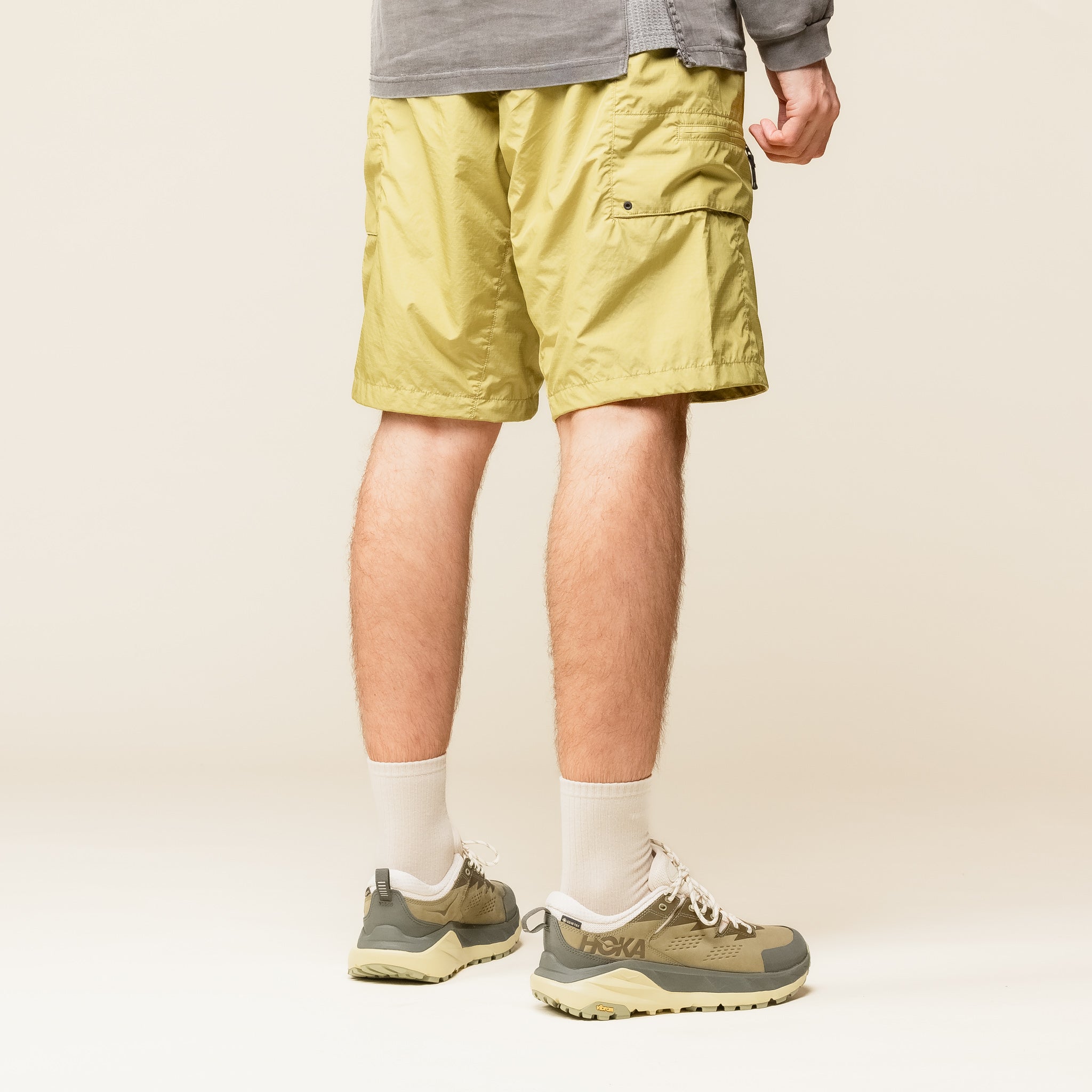 GM74152 Goldwin - Rip Stop Light Cargo Shorts - Acid Yellow "Goldwin official website"