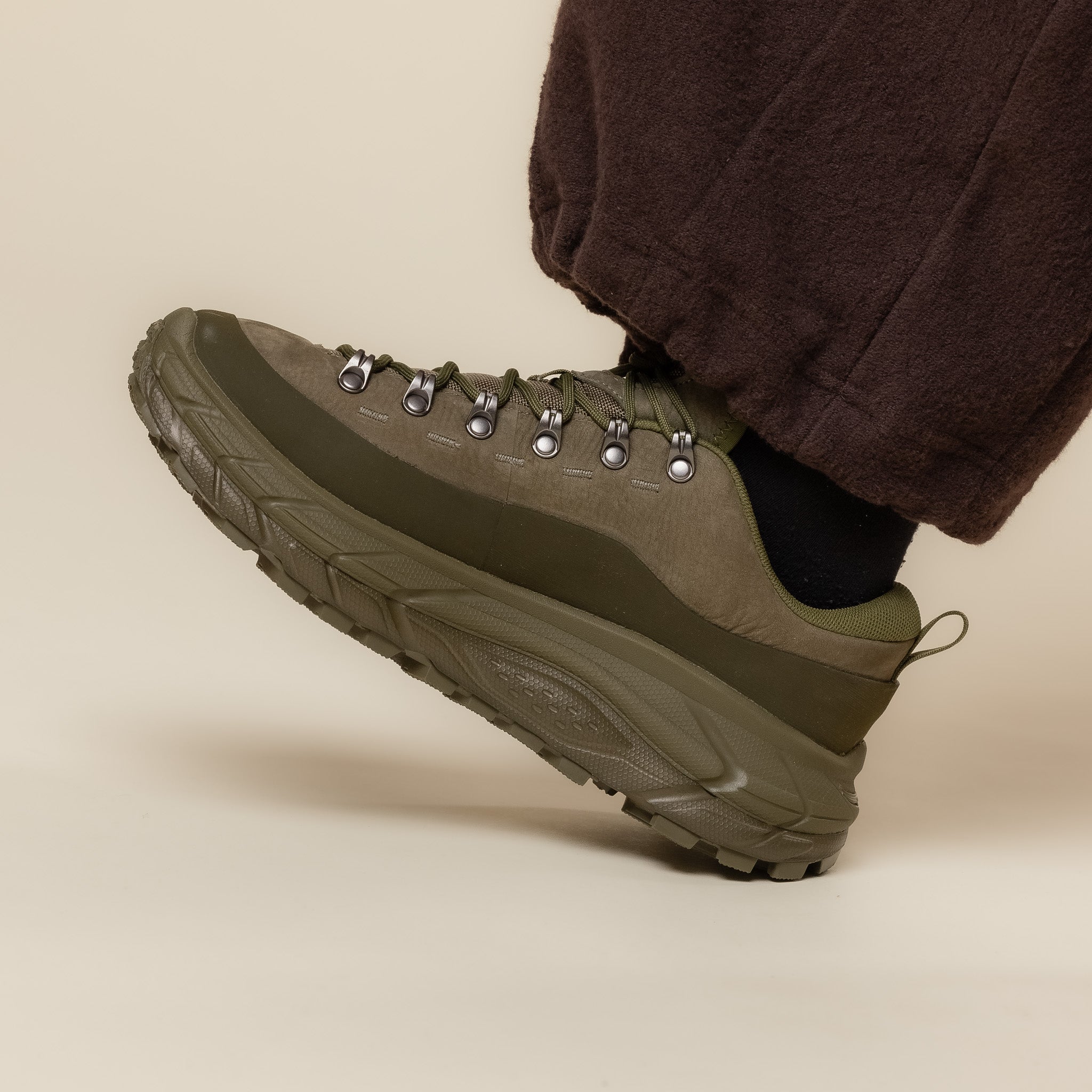 HOKA - Tor Summit Hiking Shoe - Moss Green / Spruce Green