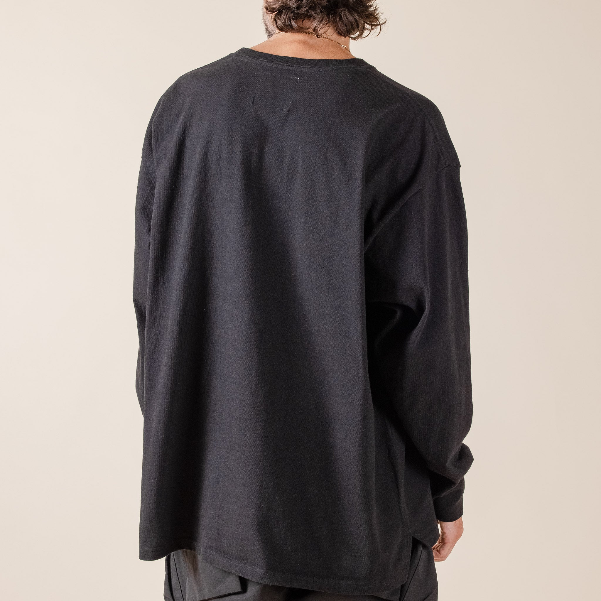 CMF Comfy Outdoor Garment - AW23 Heavy Cotton Long Sleeve T-Shirt - Black