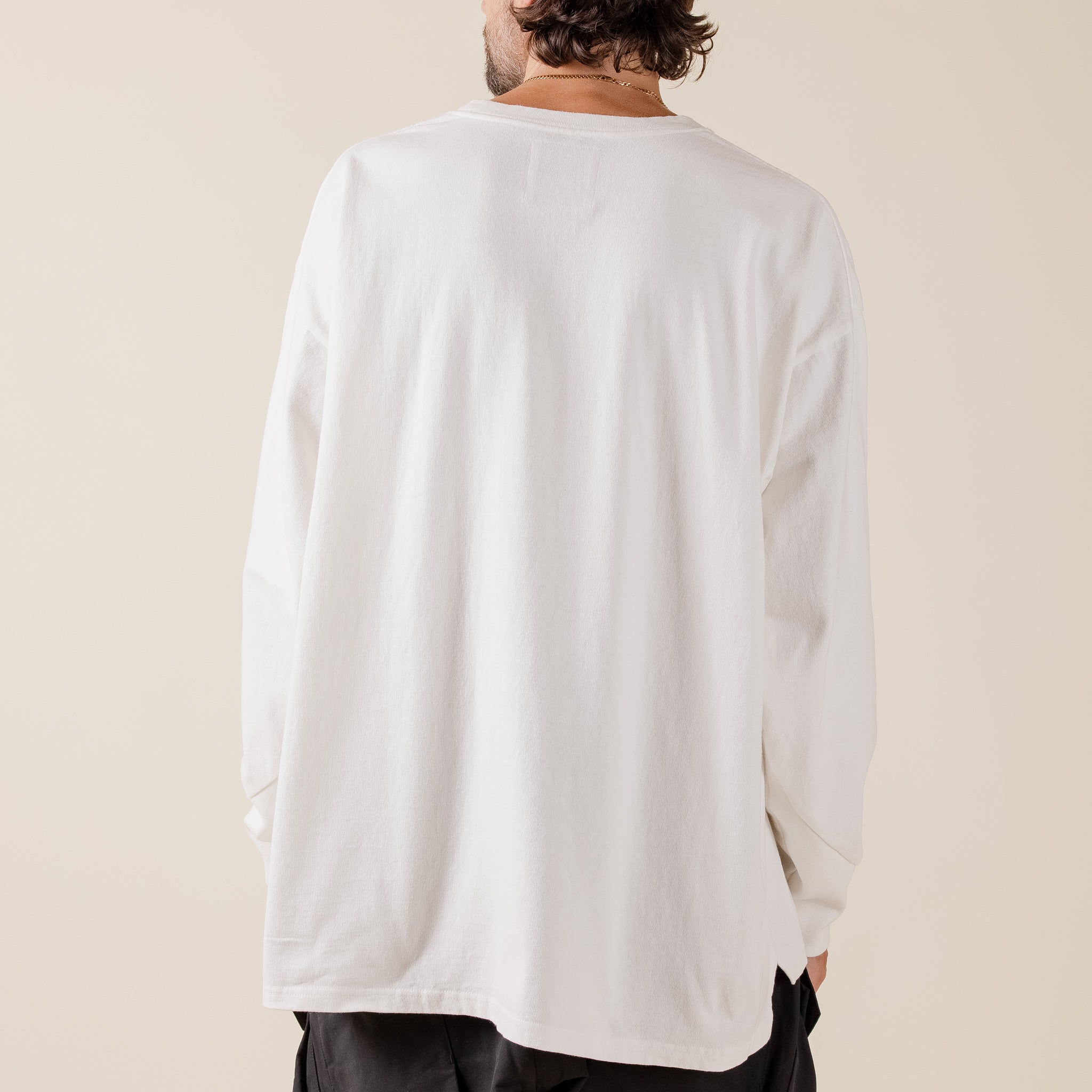 CMF Comfy Outdoor Garment - AW23 Heavy Cotton Long Sleeve T-Shirt - White