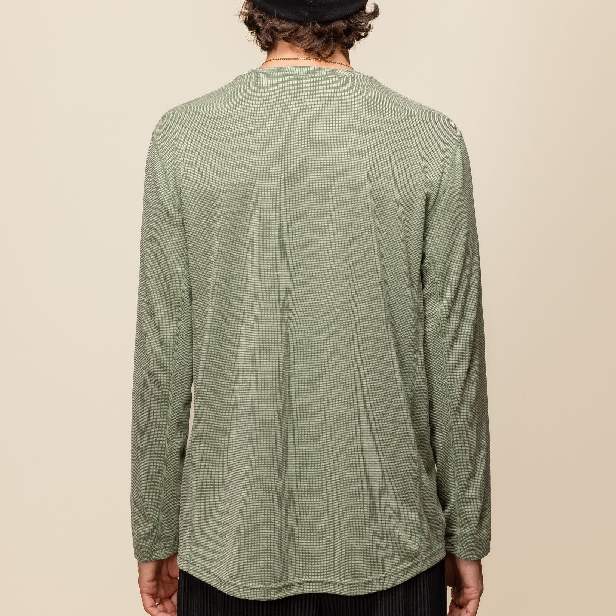 CAYL "Climb As You Love" - Merino Wool Mix Long Sleeve T-Shirt - Green