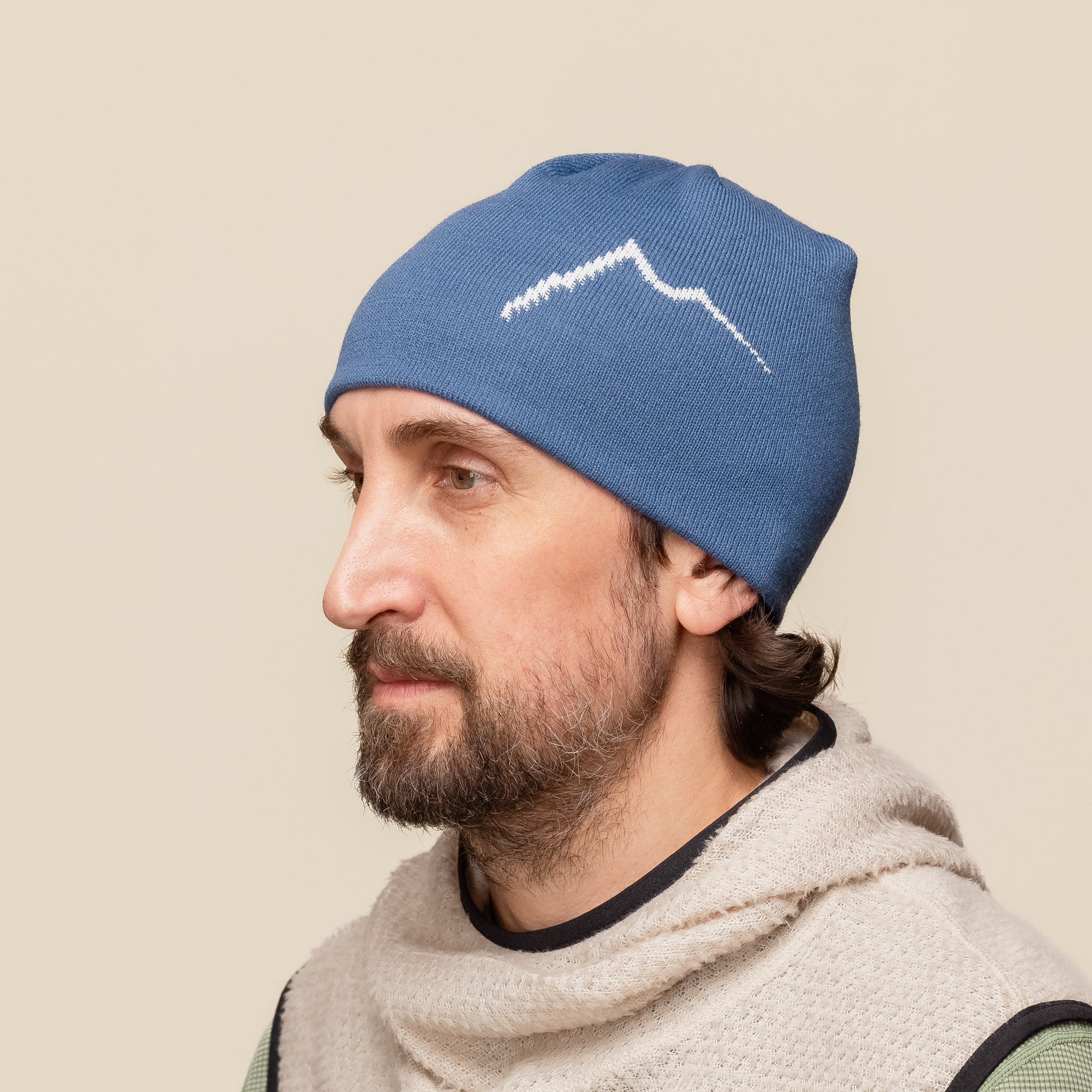 CAYL "Climb As You Love" - Acrylic Logo Beanie Short - Blue