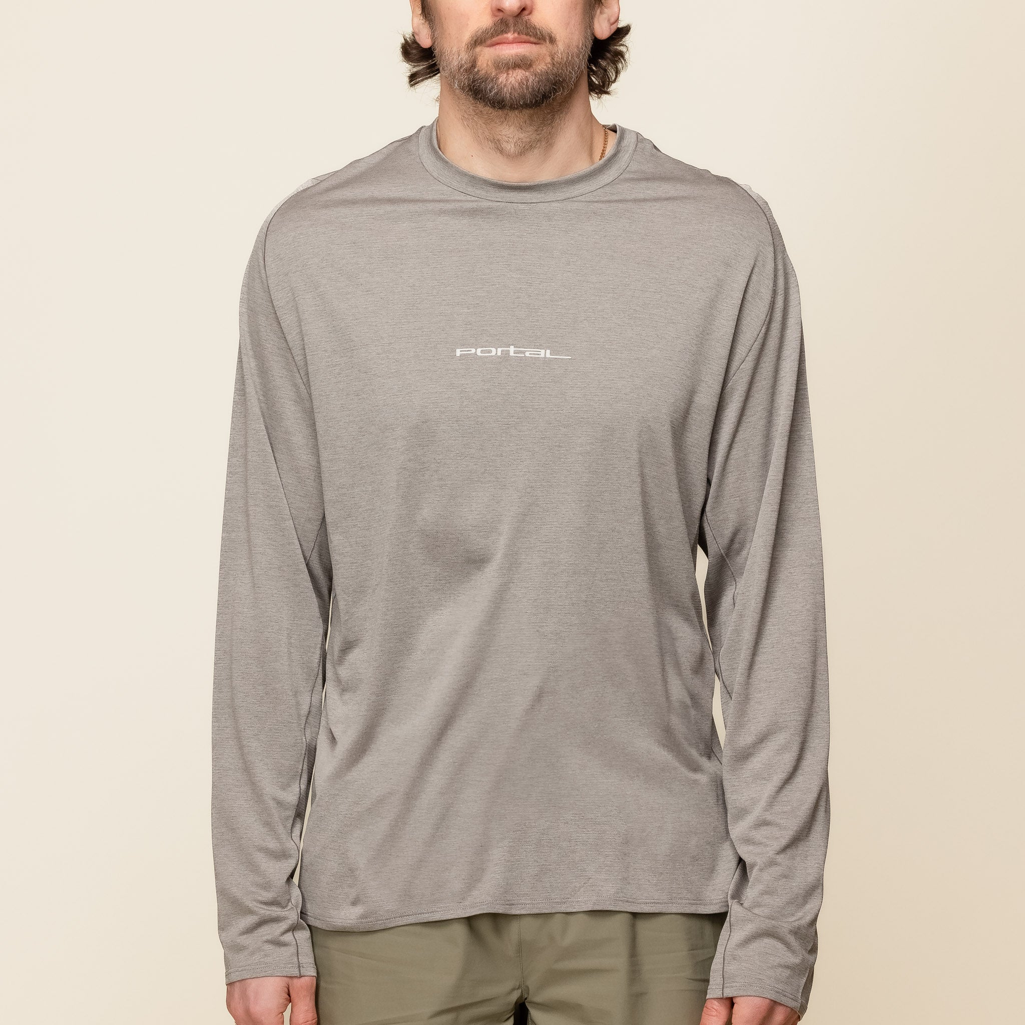 Portal - Lateral Peak L/S T-Shirt - Silent Storm (Grey)