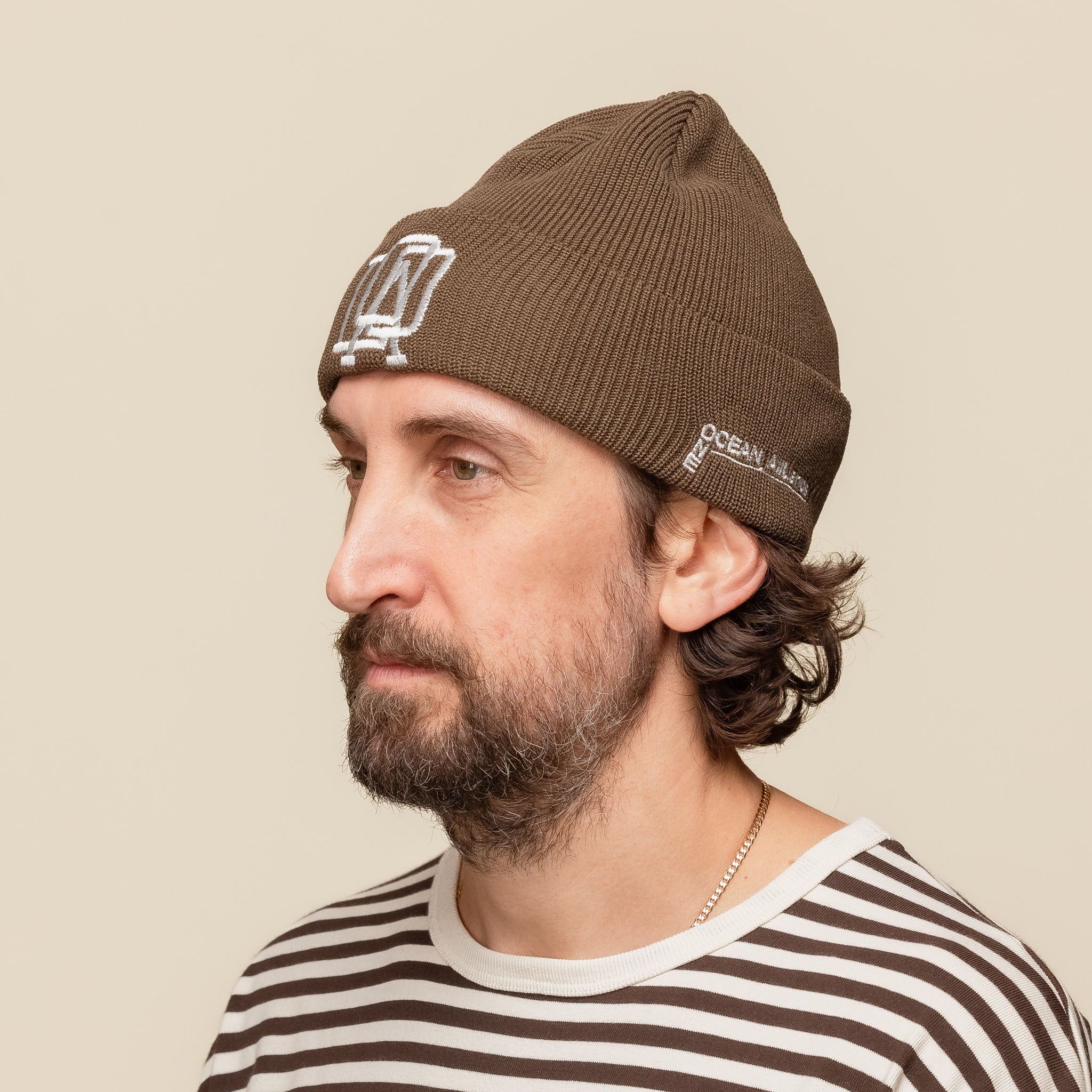 Nanamica - OOAL Knit Cap - Dark Brown S24FP034E