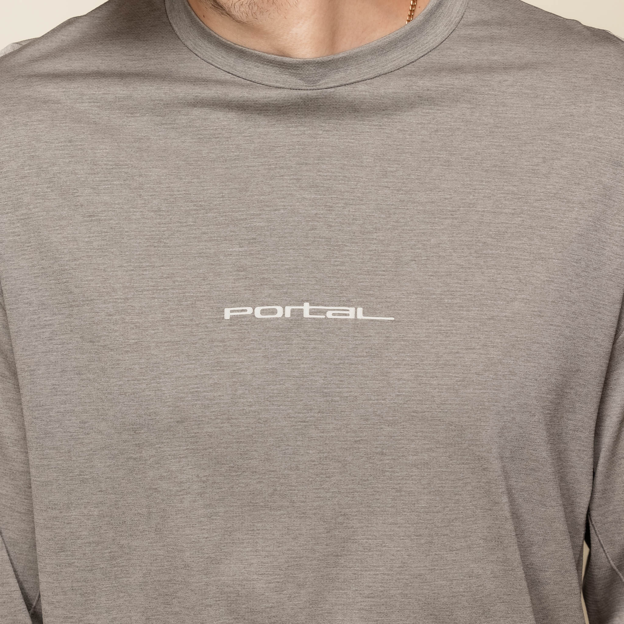 Portal - Lateral Peak L/S T-Shirt - Silent Storm (Grey)