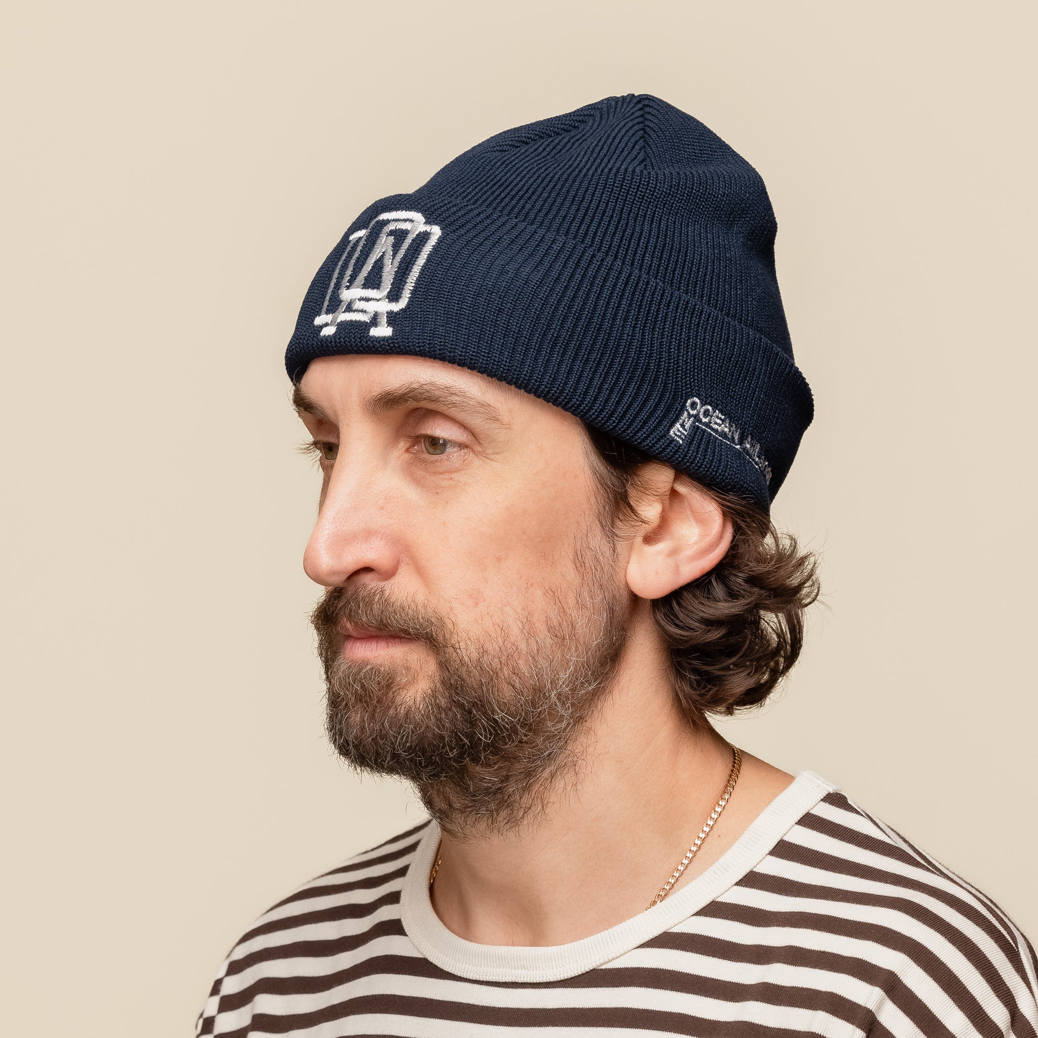 Nanamica - OOAL Knit Cap - Navy S24FP034E