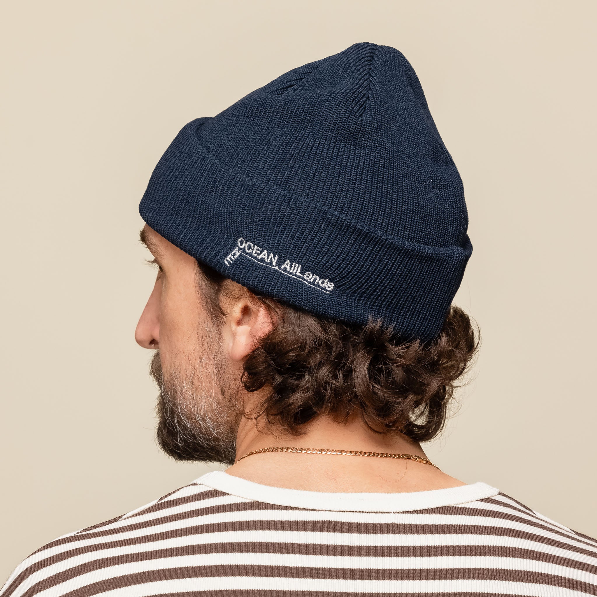 Nanamica - OOAL Knit Cap - Navy S24FP034E