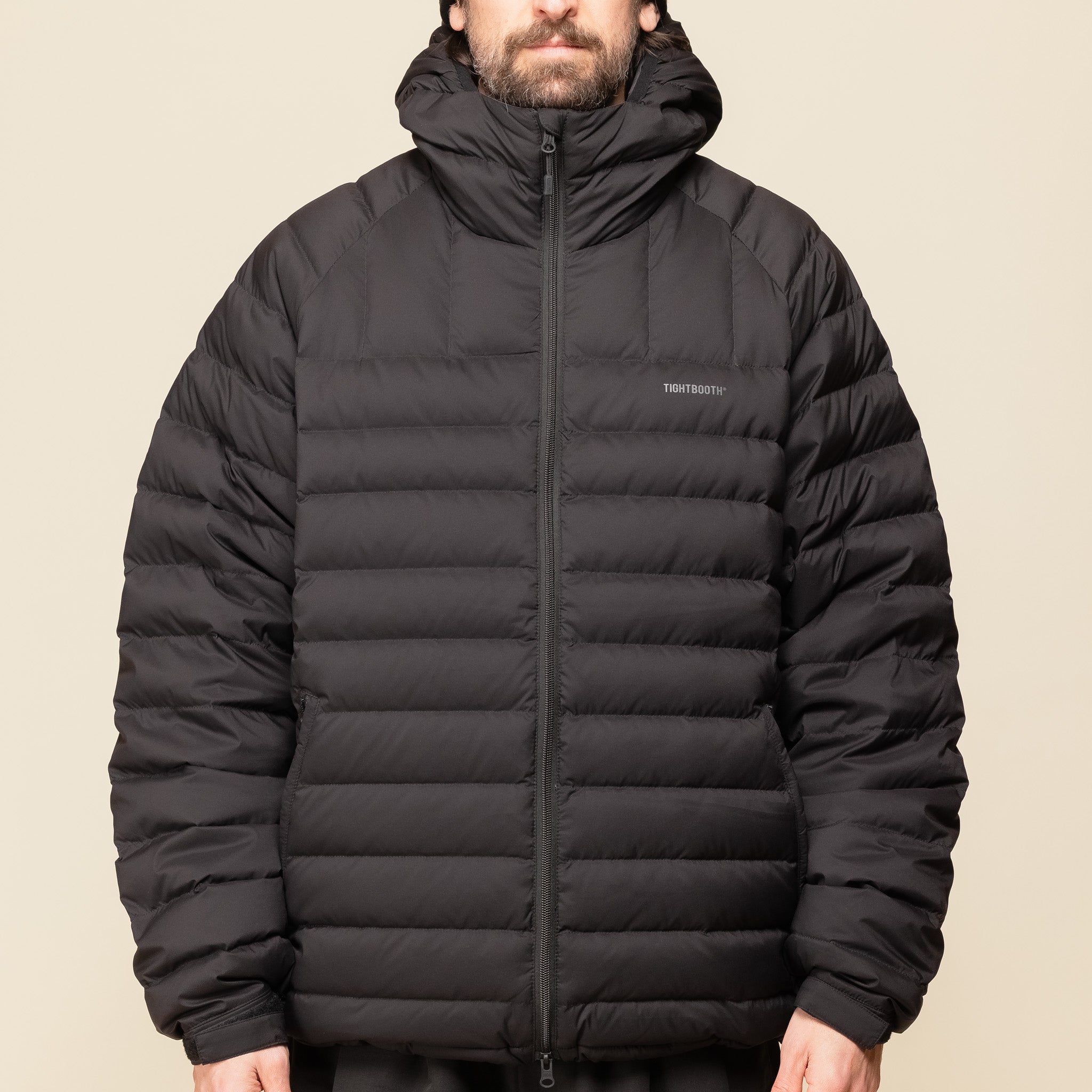 Tightbooth - Light Down Jacket - Black "tightbooth stockists" "tightbooth Japan"