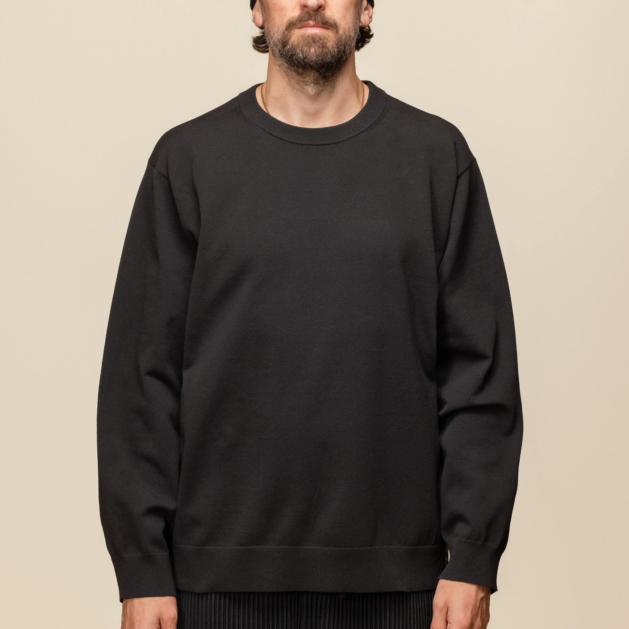 Descente IO - Knitted Sweater - Black DU4FSWI1MU