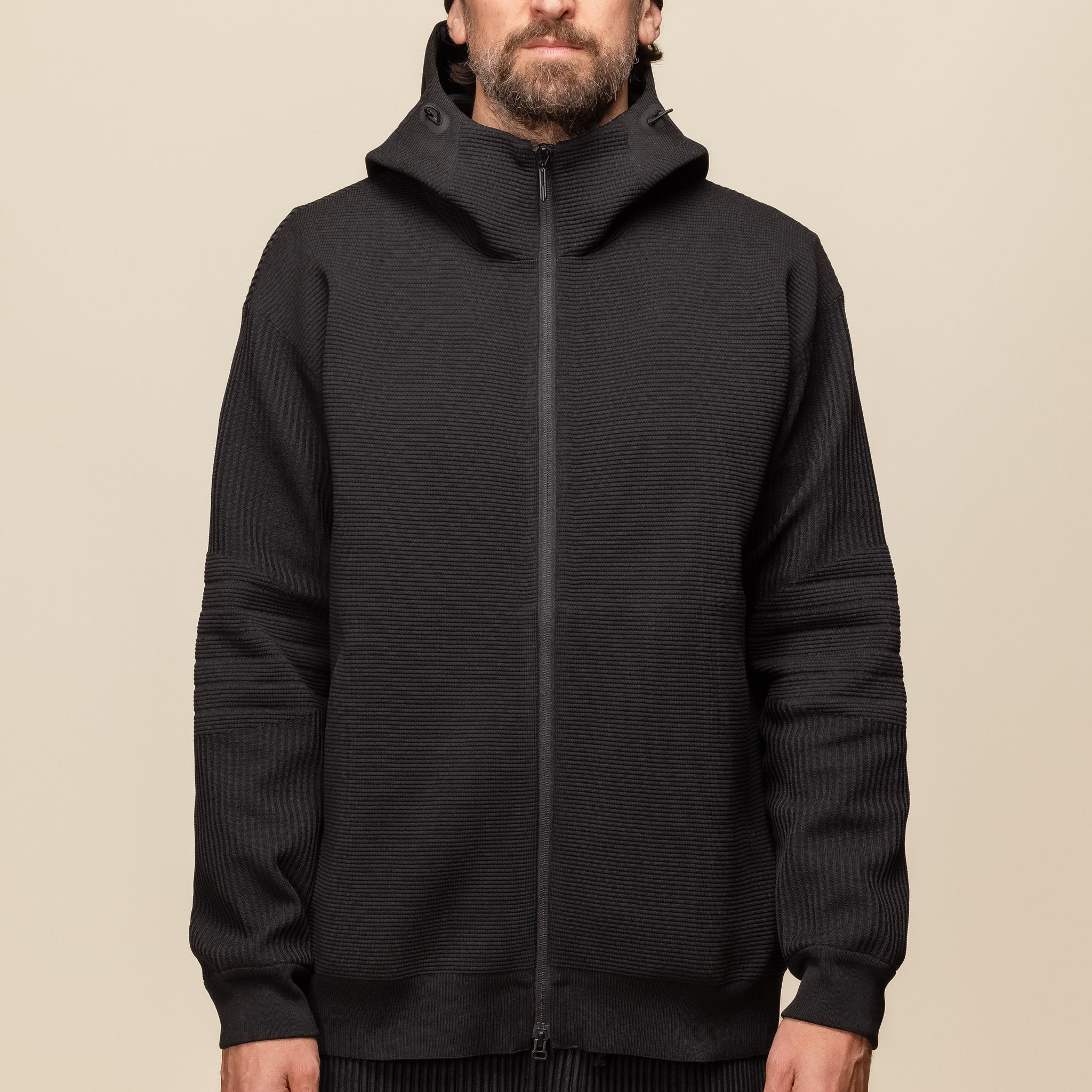 Descente Allterrain - Fusionknit Hoodie Jacket - Black DU4FSWA3MU