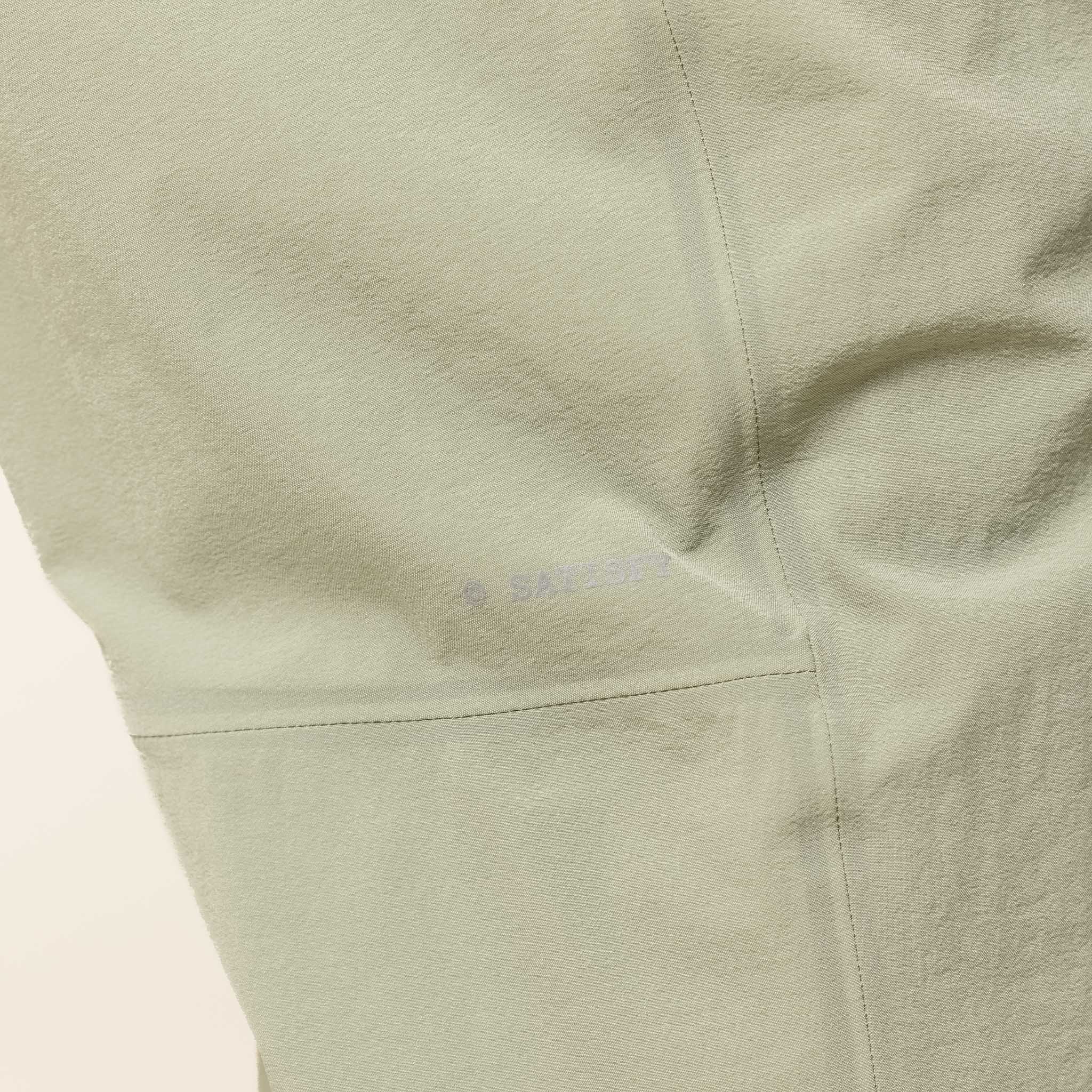 5245-OG-CO Satisfy Running - PeaceShell™ Climbing Pants - Oil Green "satisfy running stockists"