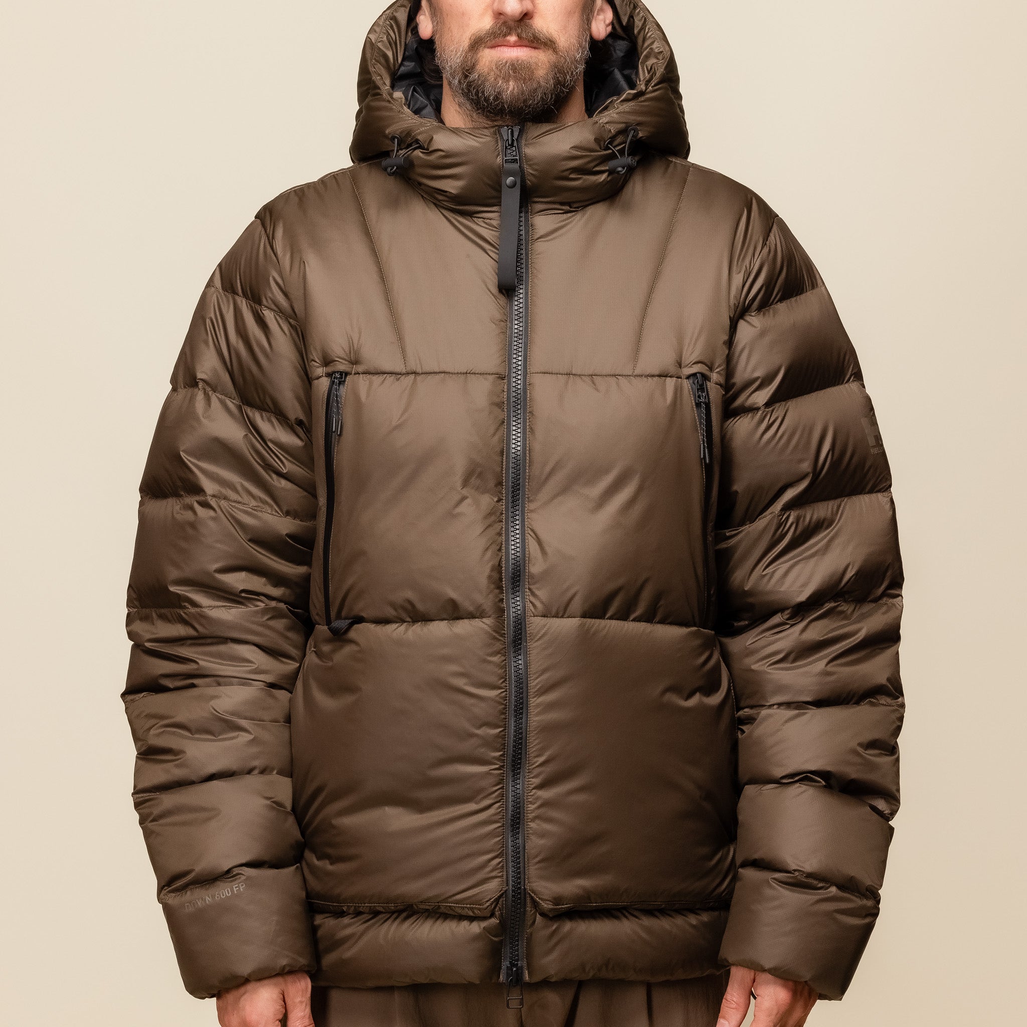 Helly Hansen Archive HH 118389225 Arc Down Jacket Mole Brown