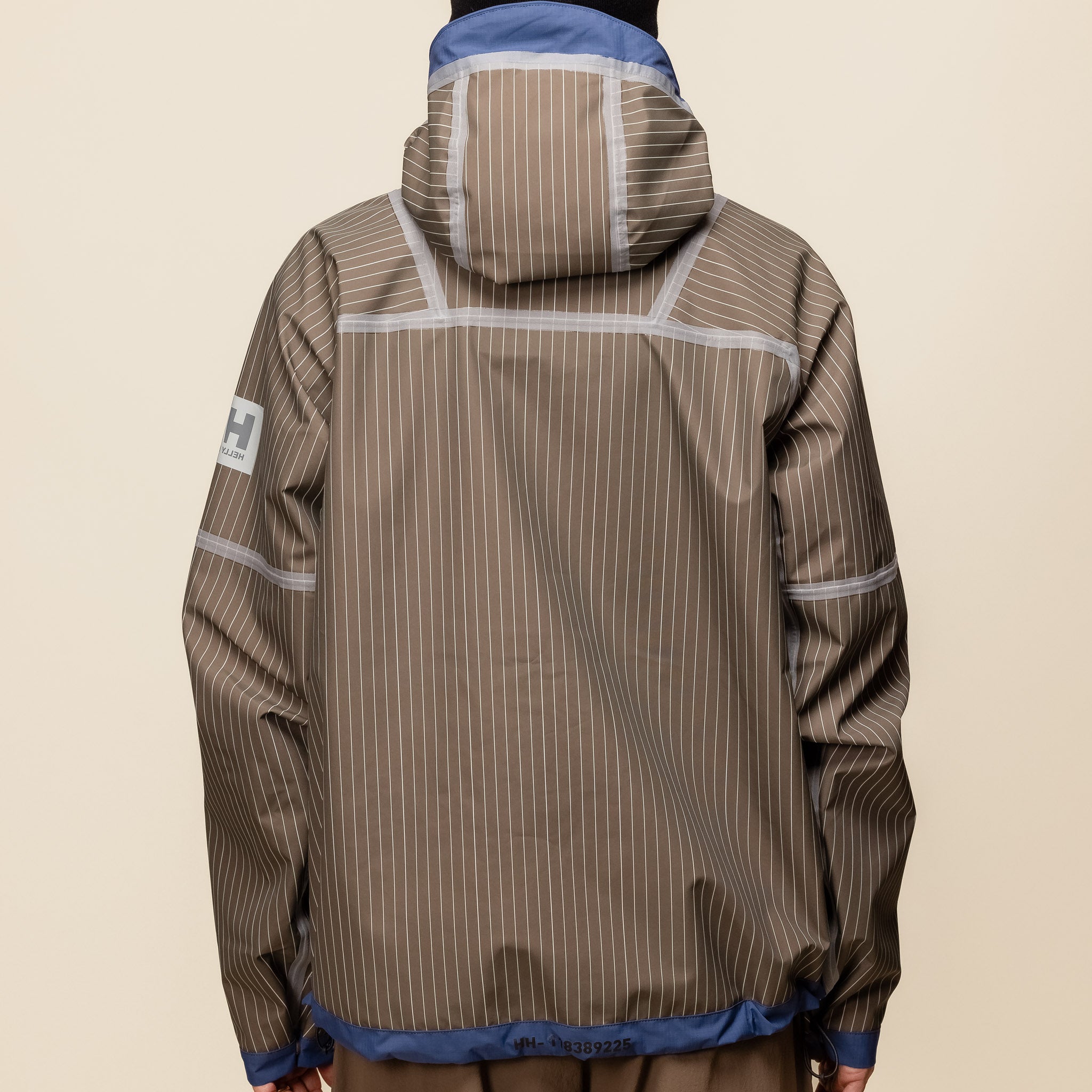 Helly Hansen Archive HH-118389225 - Arc Reversed Storm Shell Jacket - Mole Brown Pinstripe