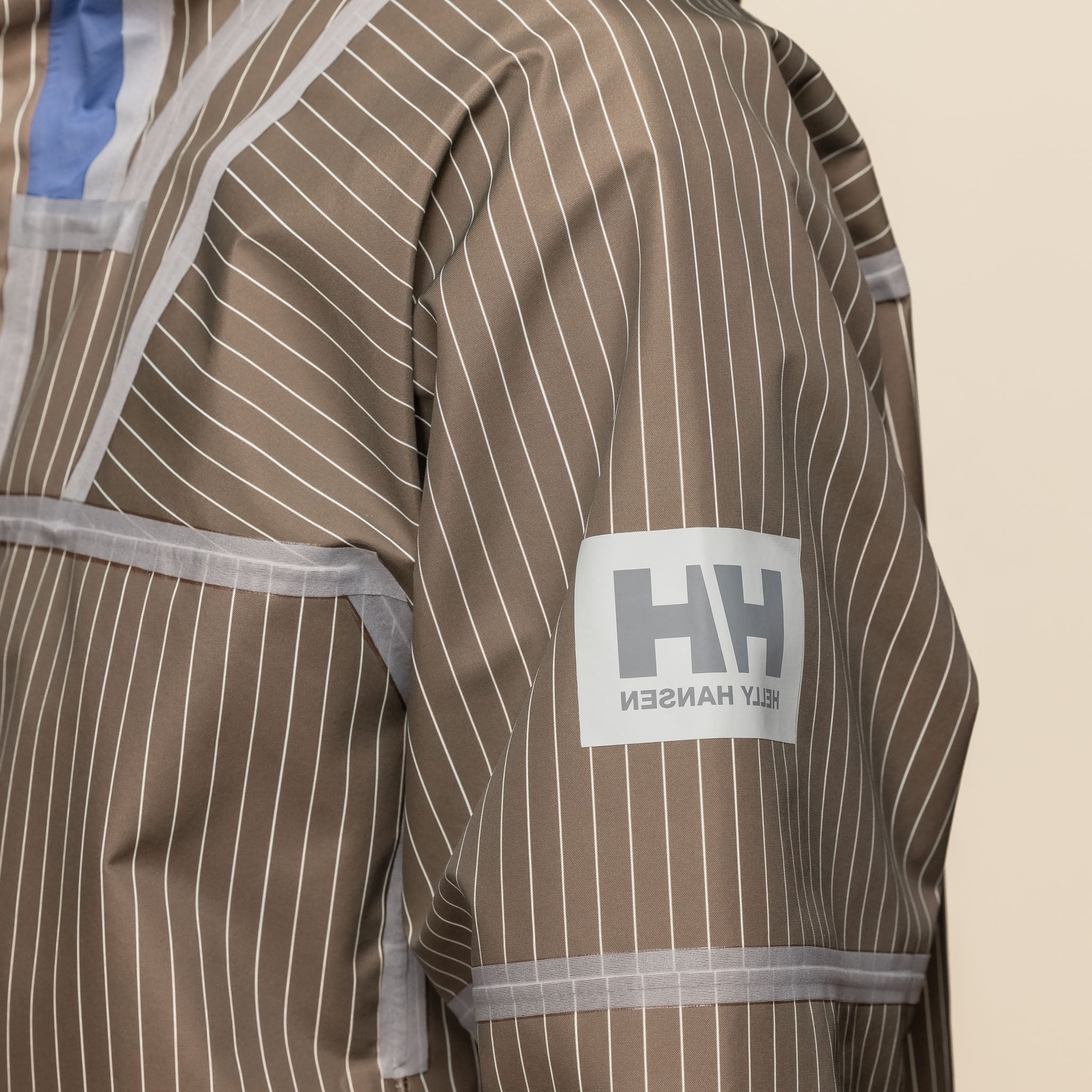 Helly Hansen Archive HH-118389225 - Arc Reversed Storm Shell Jacket - Mole Brown Pinstripe