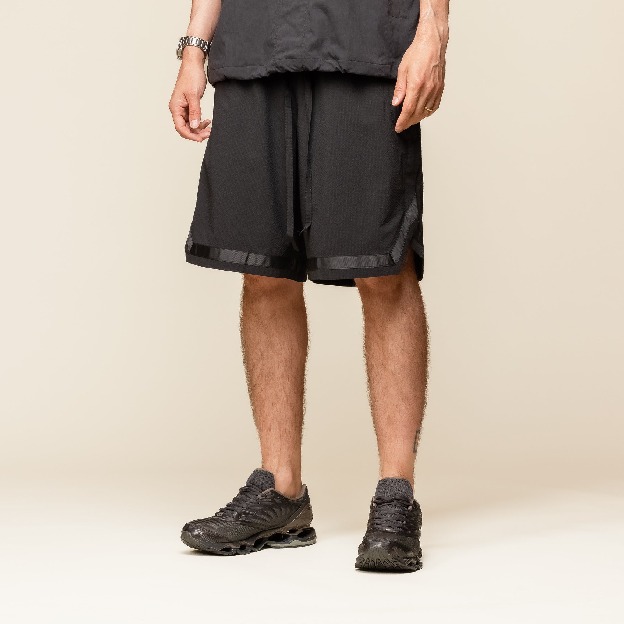 OqLiq - Tearaway Shorts - Black "oqliq Taiwan" "oqliq clothing" "oqliq stockist"