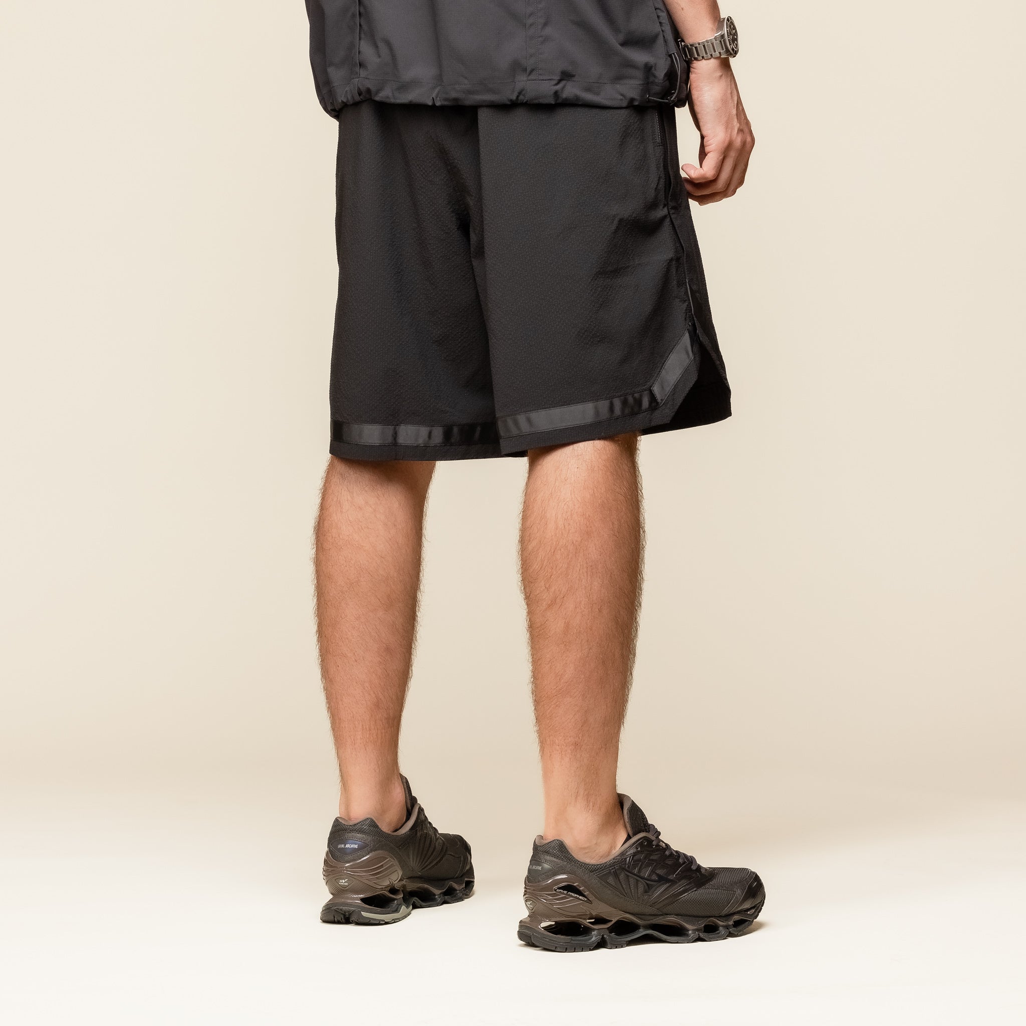 OqLiq - Tearaway Shorts - Black "oqliq Taiwan" "oqliq clothing" "oqliq stockist"