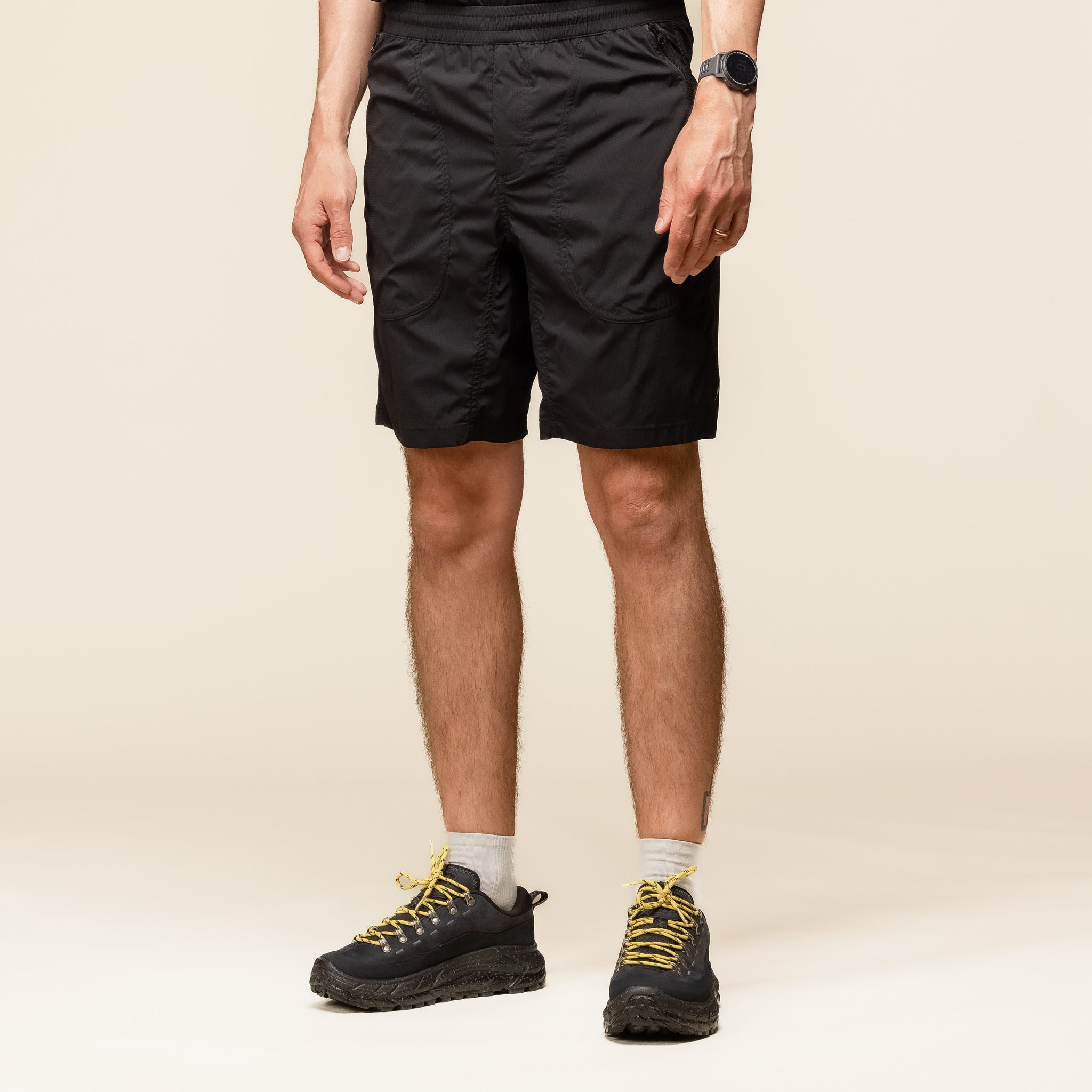 CAYL "Climb As You Love" - Stretch Nylon Shorts - Black